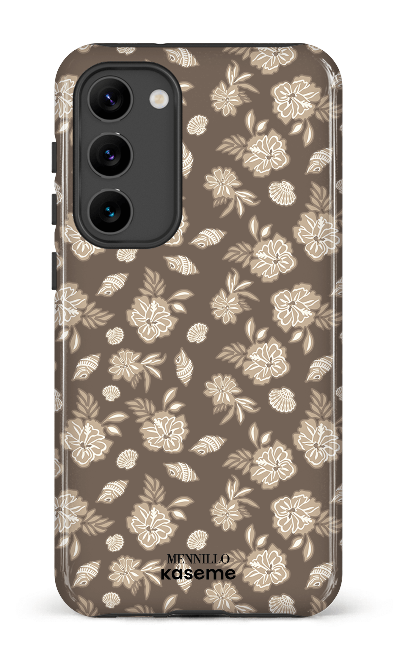 Galaxy S23 Plus Tough Gloss Floral Cream -
