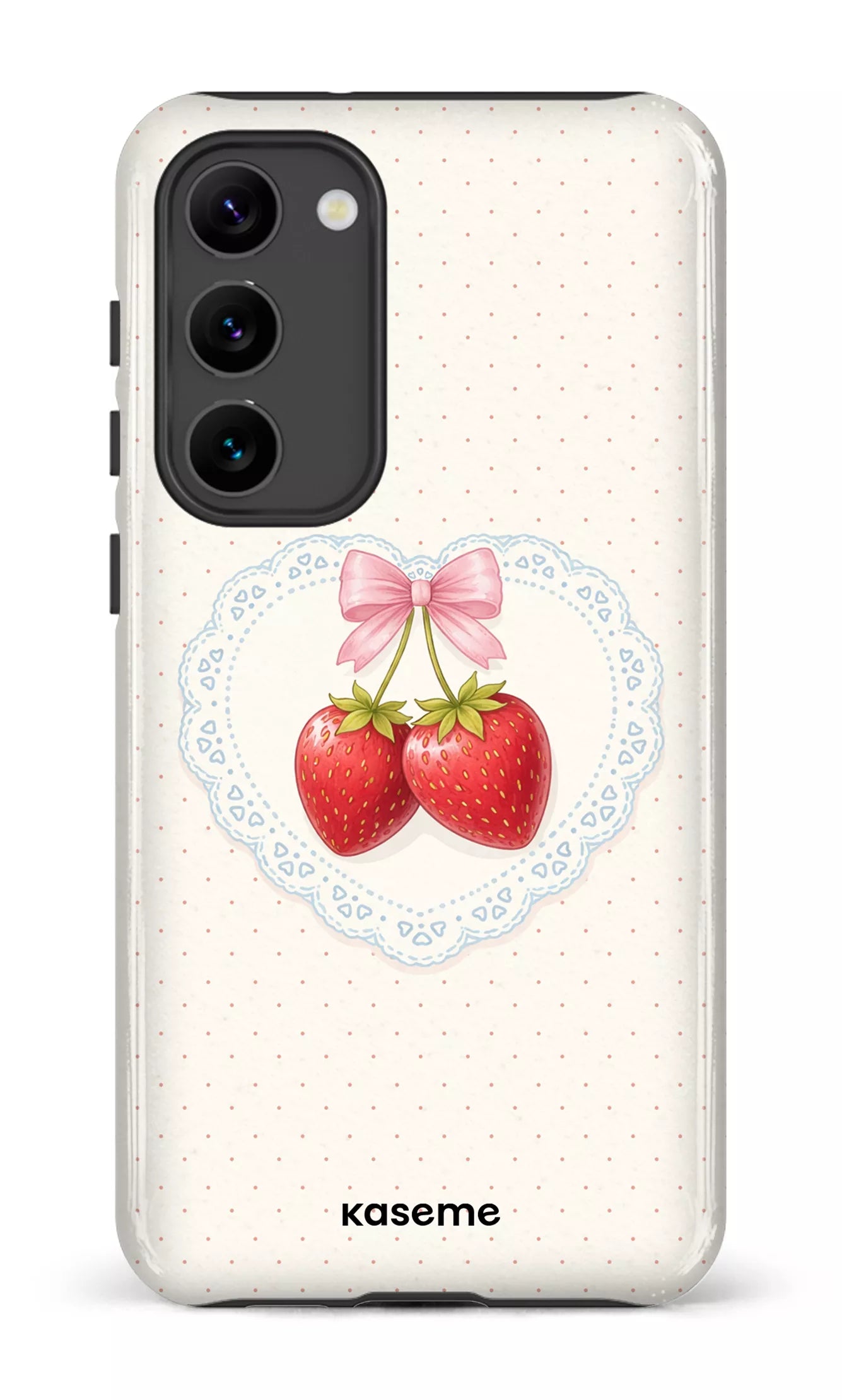 Galaxy S23 Plus Tough Gloss Fresa Lace -