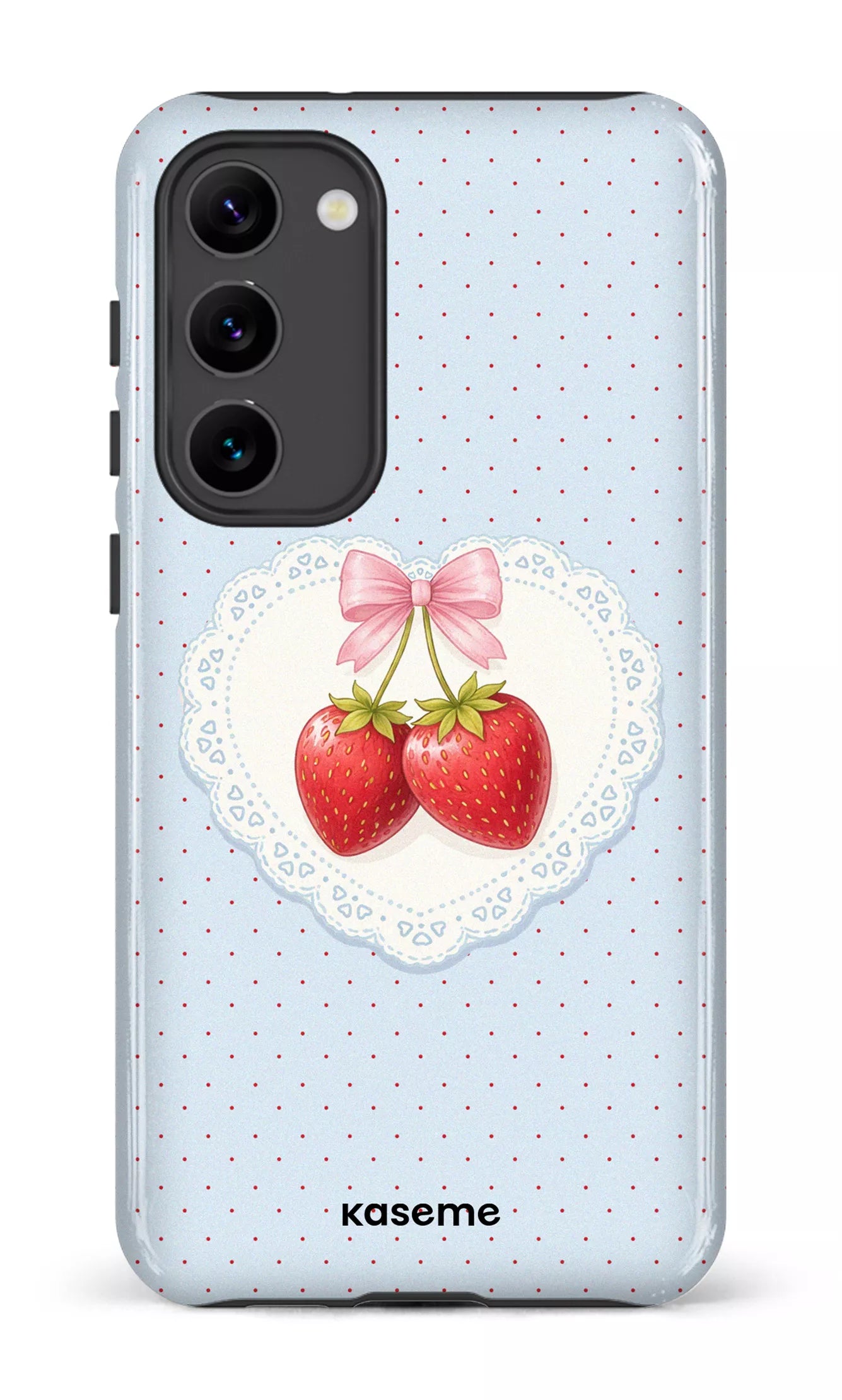 Galaxy S23 Plus Tough Gloss Fresa Lace Blue -