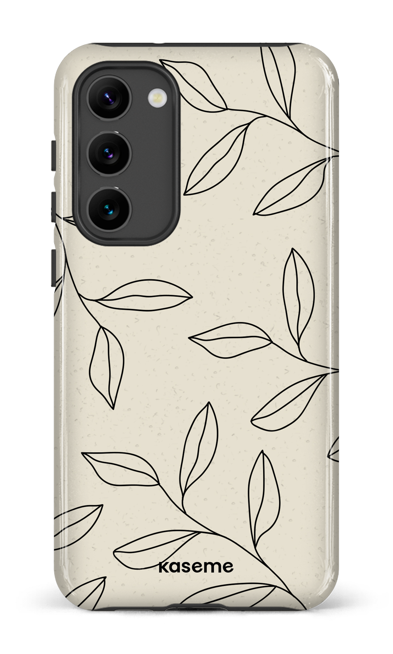 Galaxy S23 Plus Tough Gloss Gloomy Beige and Black -
