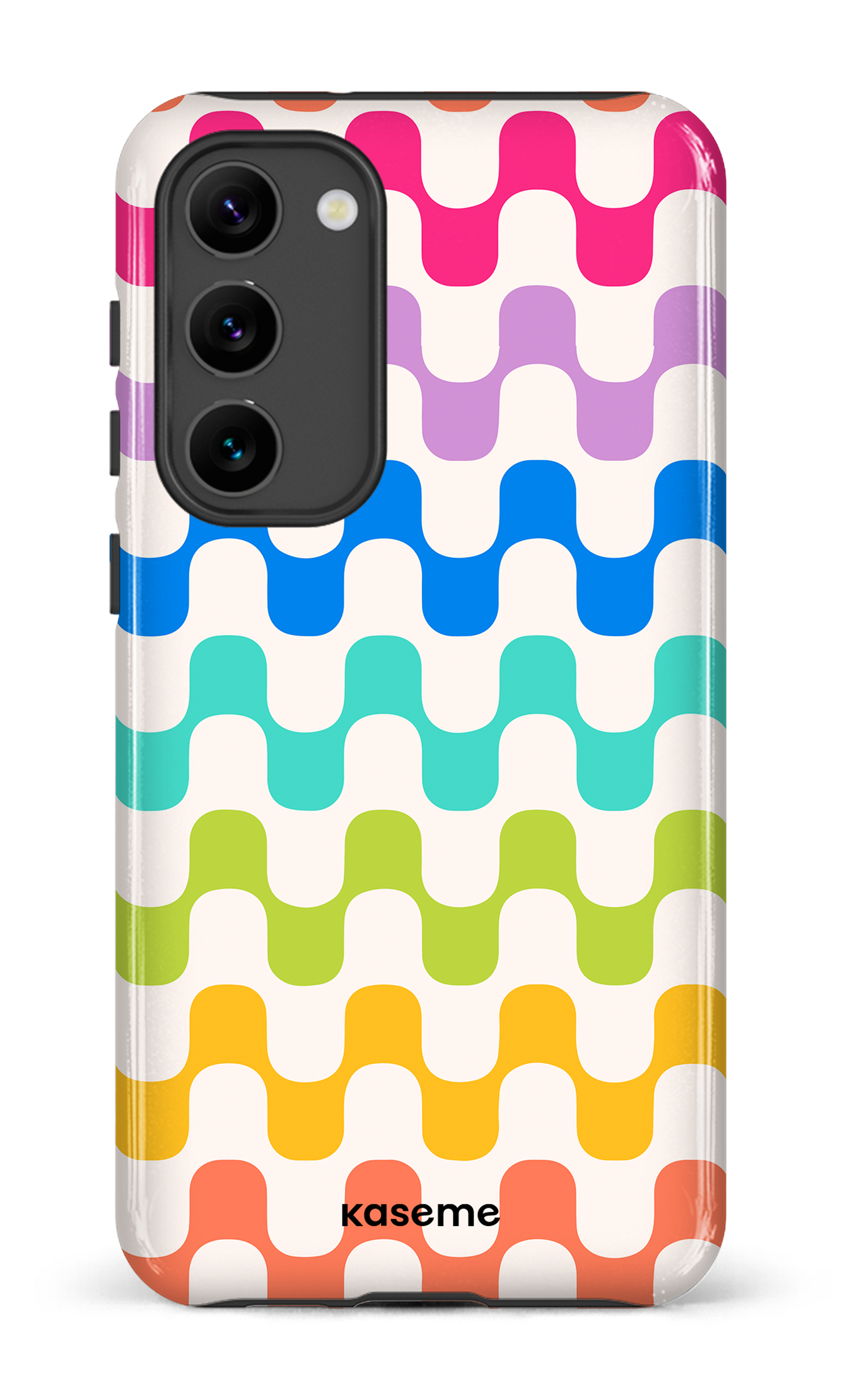 Galaxy S23 Plus Tough Gloss Hippy Rainbow -