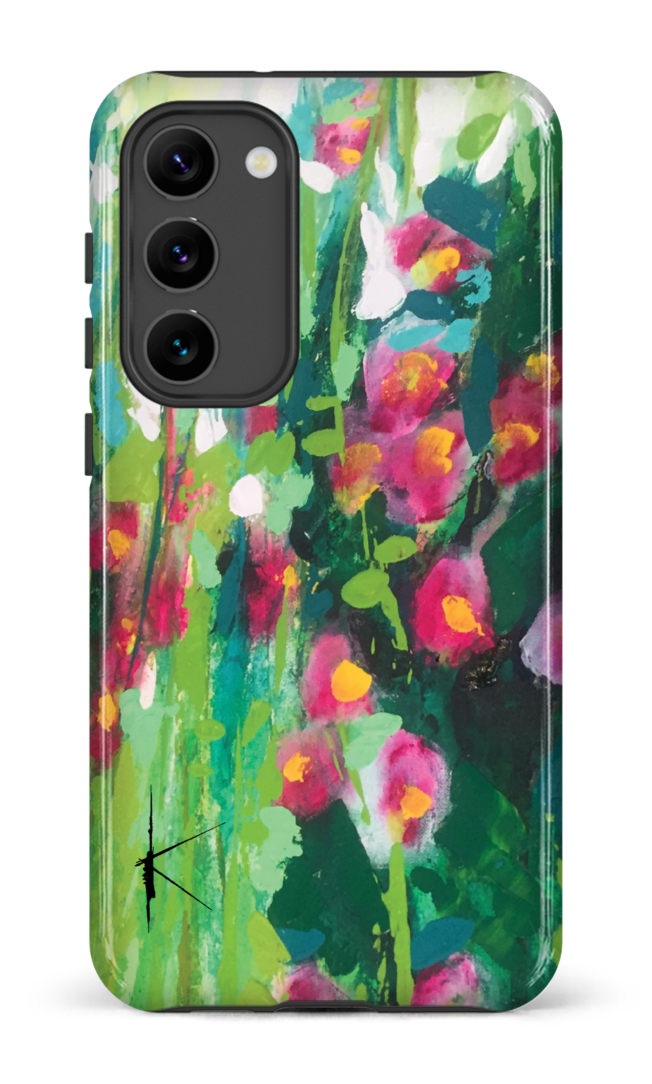 Galaxy S23 Plus Tough Gloss La Rose Trémière par Kristine Girard -