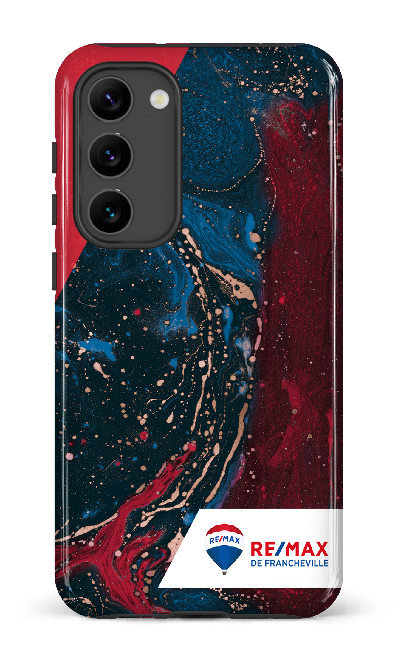 Galaxy S23 Plus Tough Gloss Peinture marbrée sombre de Francheville -
