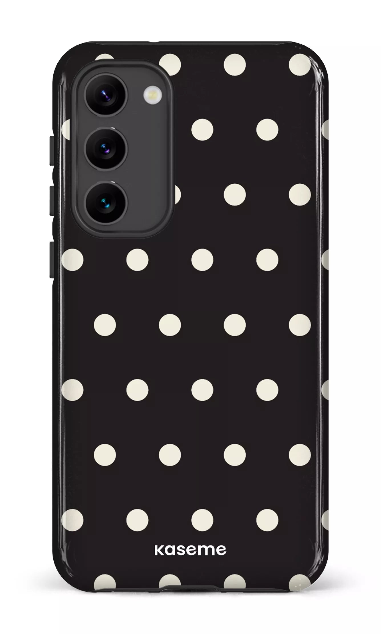 Galaxy S23 Plus Tough Gloss Polka Black -