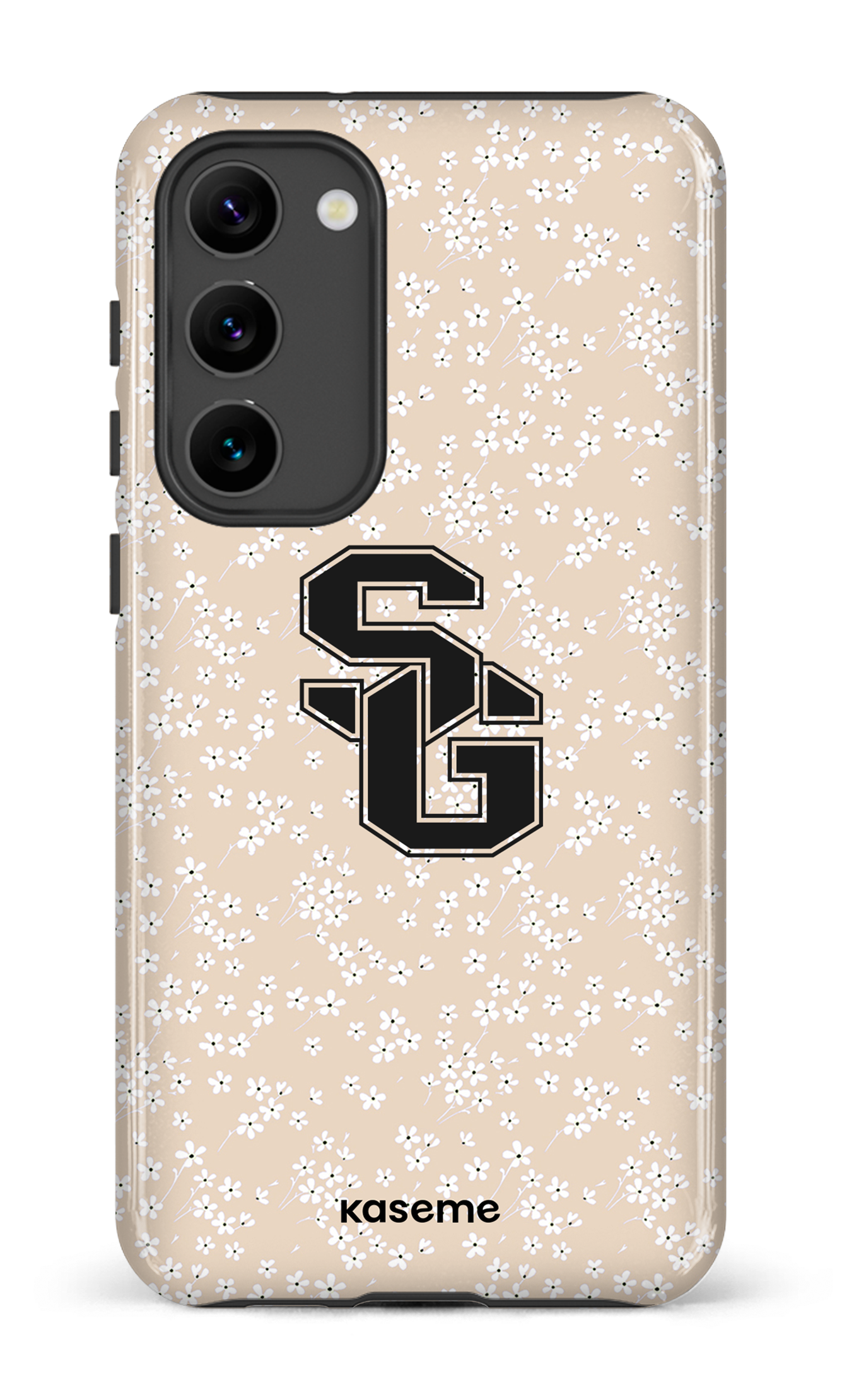 Galaxy S23 Plus Tough Gloss Posy Beige x Dragons -