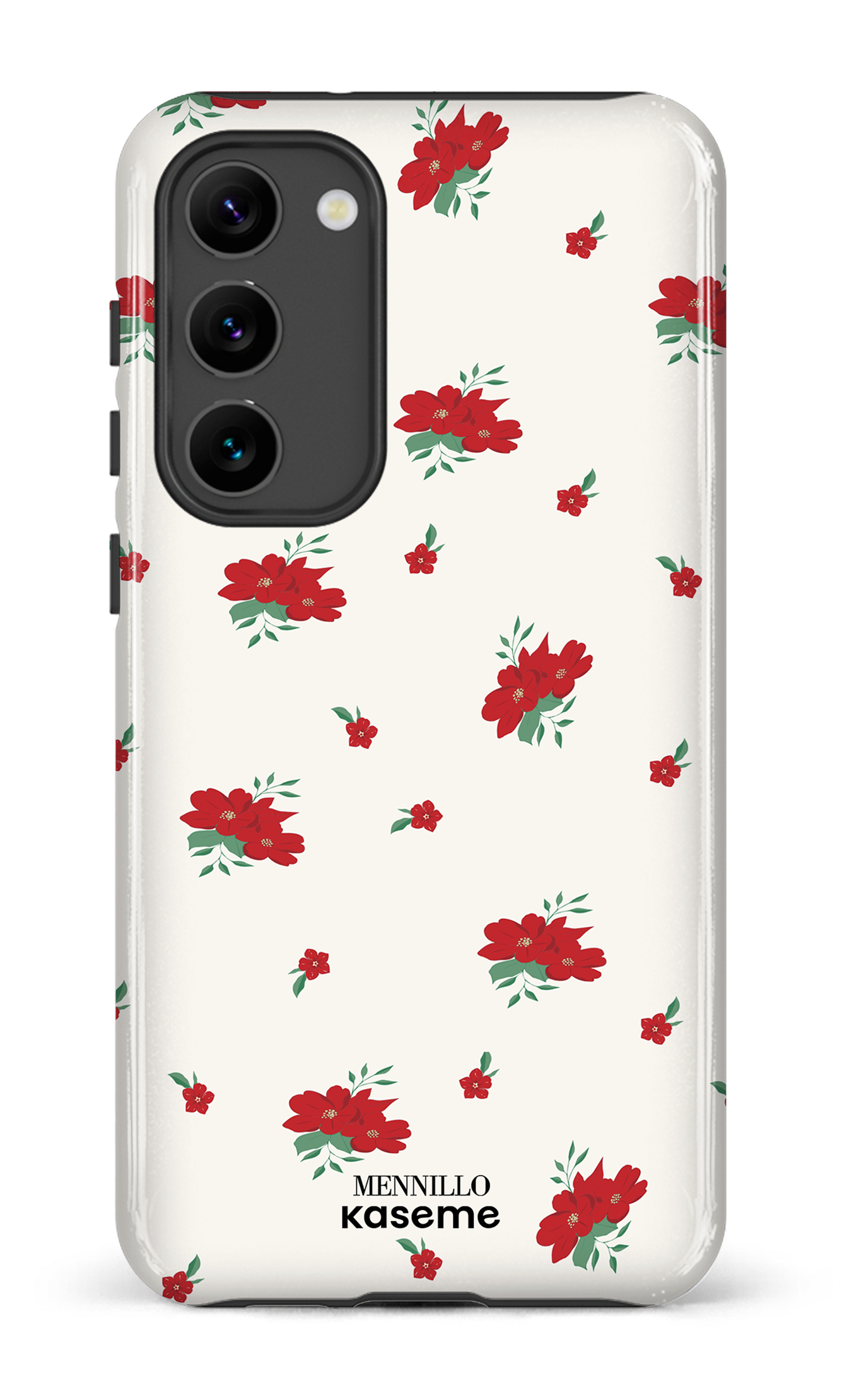 Galaxy S23 Plus Tough Gloss Red Roses by Mennillo -