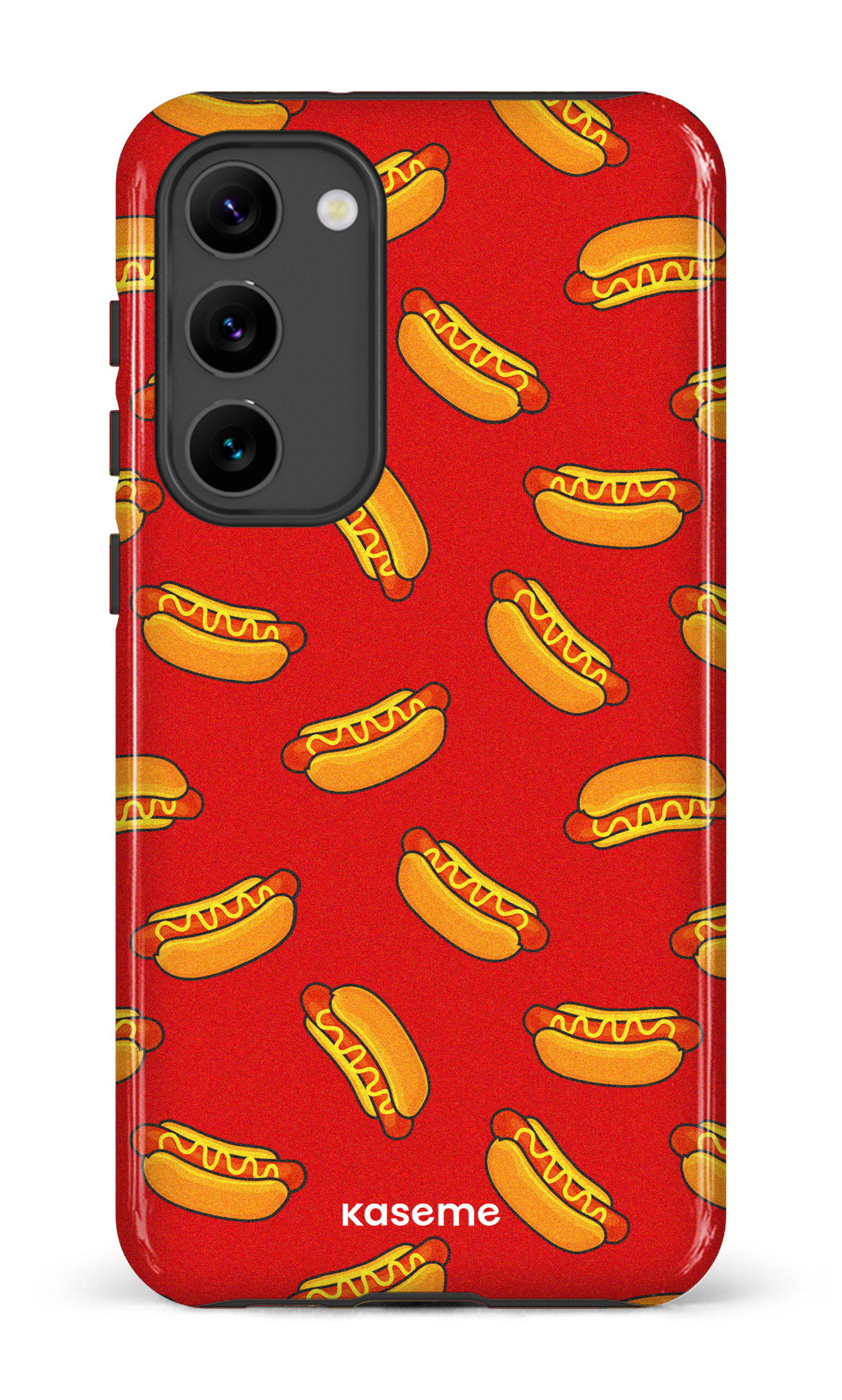 Galaxy S23 Plus Tough Gloss Steam Red -