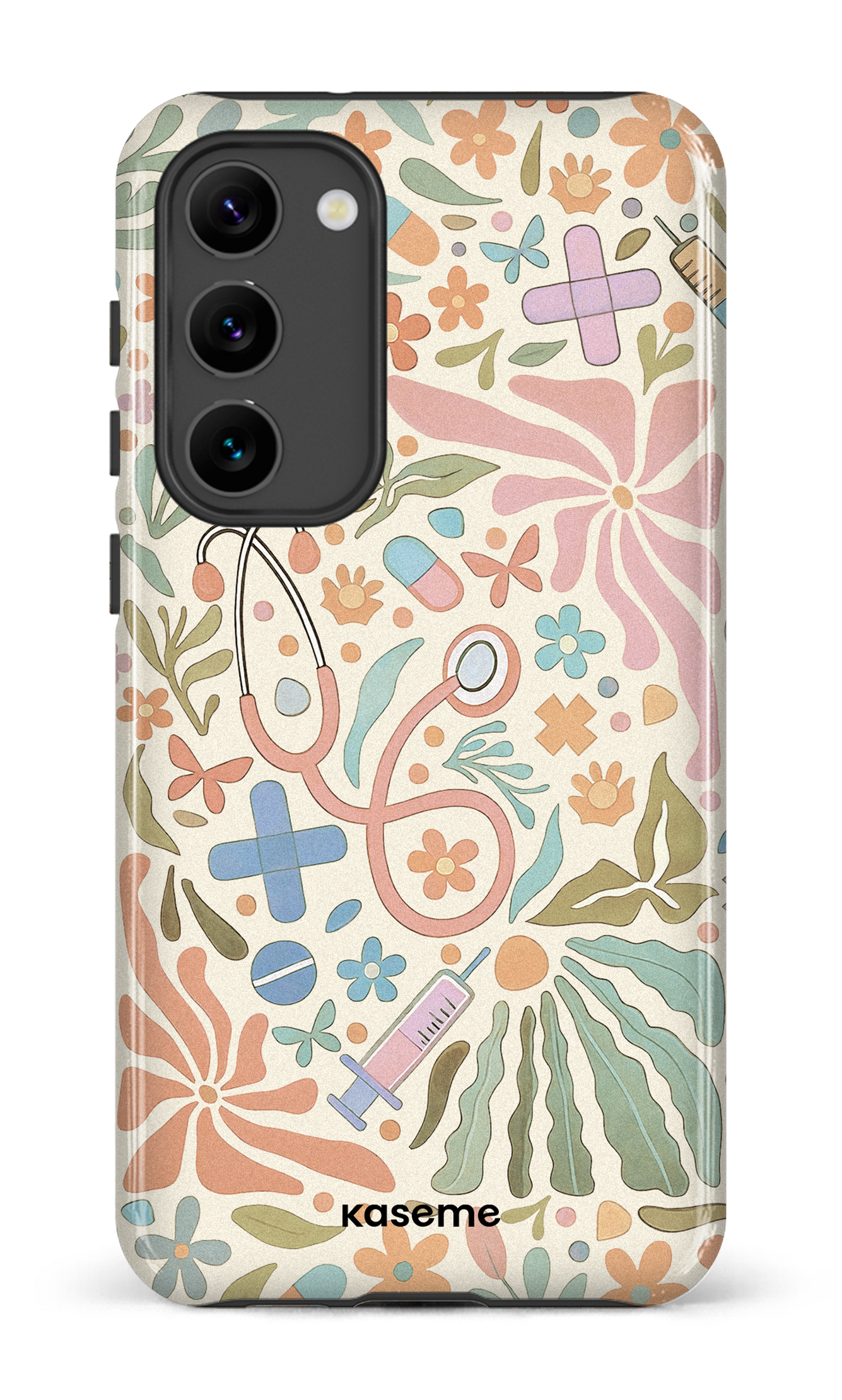 Galaxy S23 Plus Tough Gloss VitaBloom Beige -