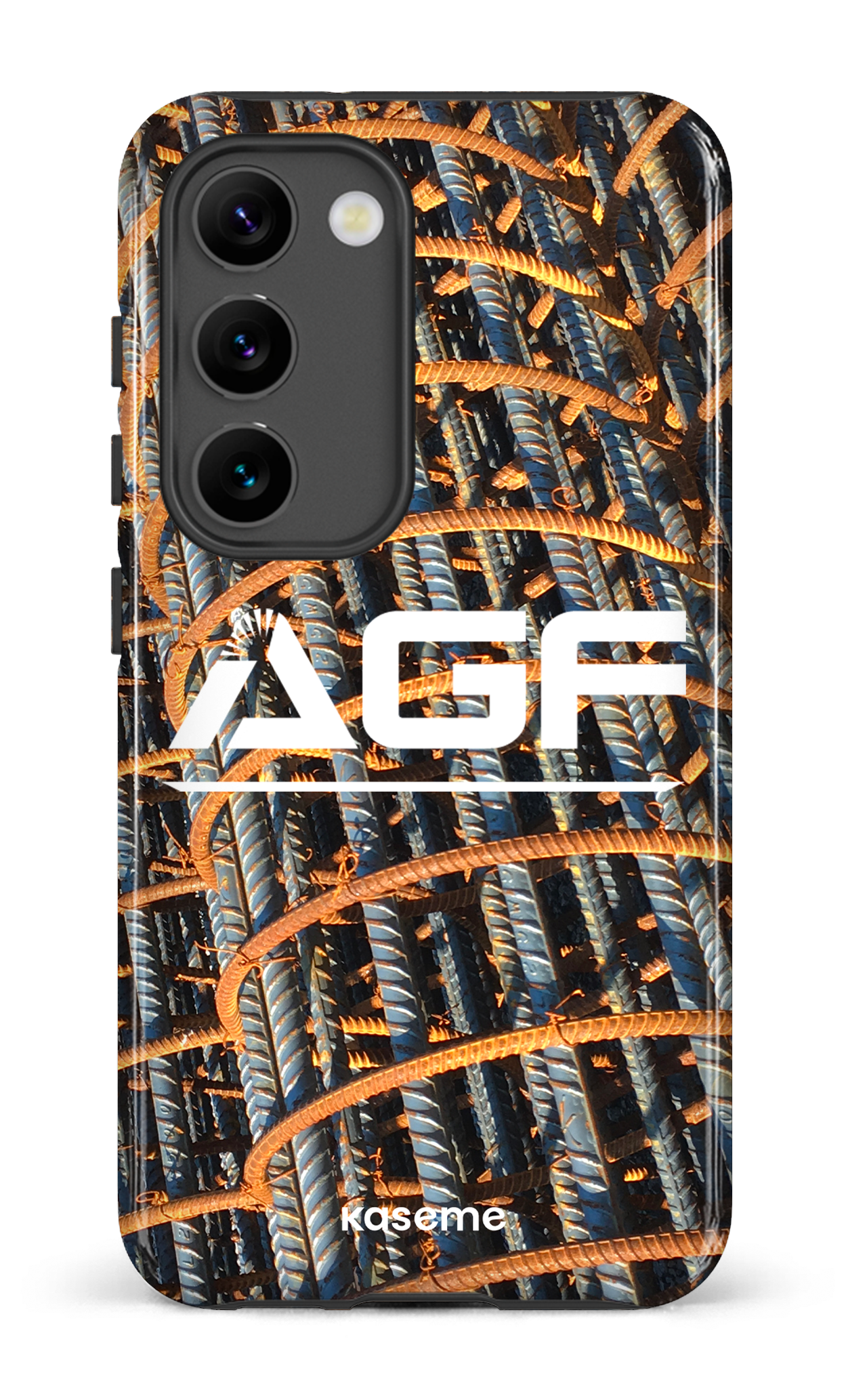 Galaxy S23 Tough Gloss AGF Acier -