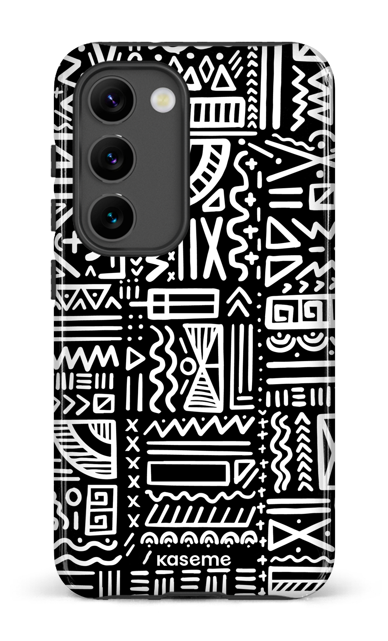 Galaxy S23 Tough Gloss Aztec black -