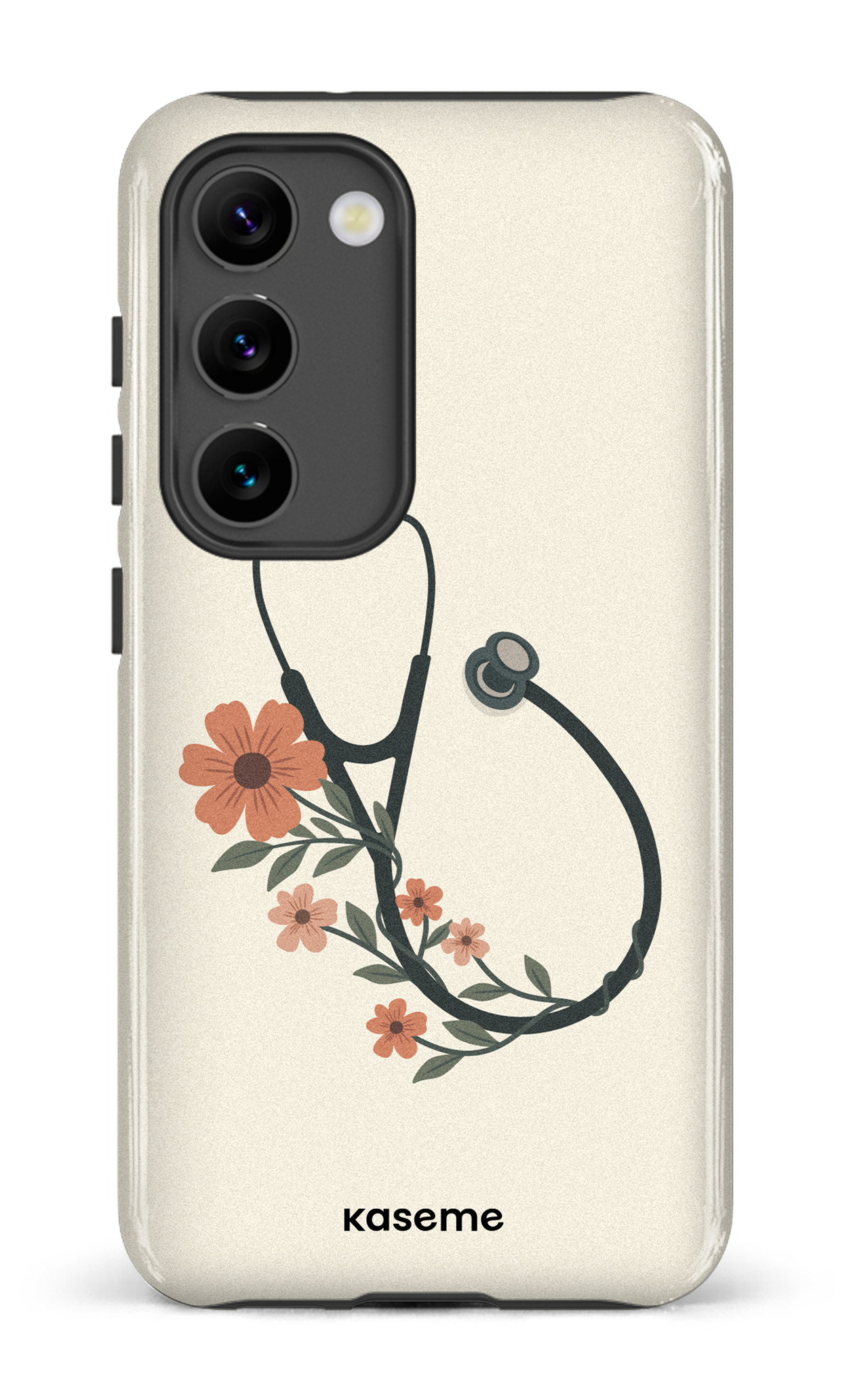 Galaxy S23 Tough Gloss Blossom Beat Beige -
