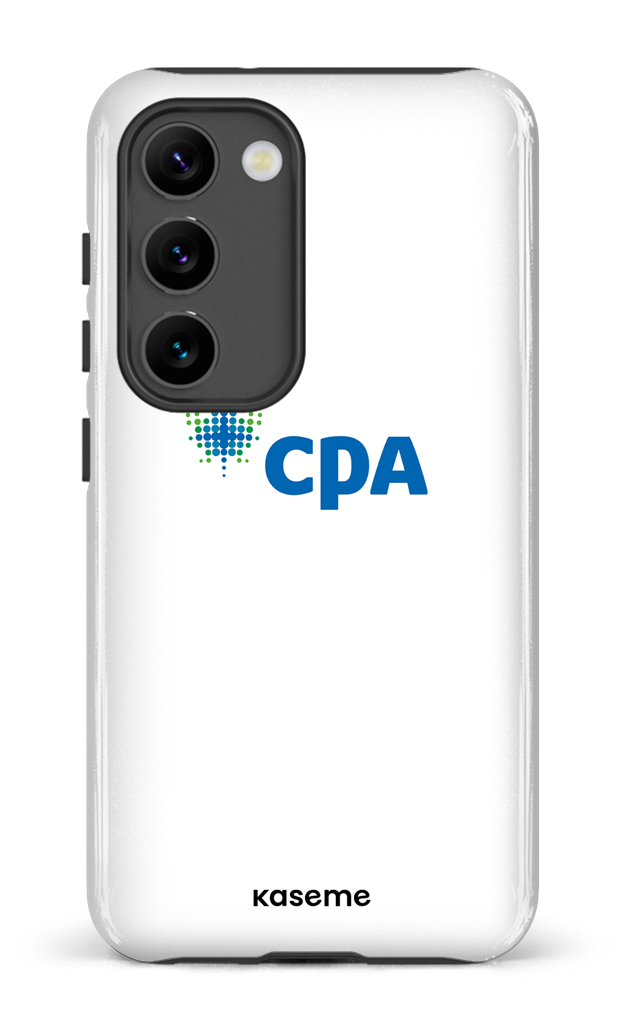 Galaxy S23 Tough Gloss CPA Blanc -