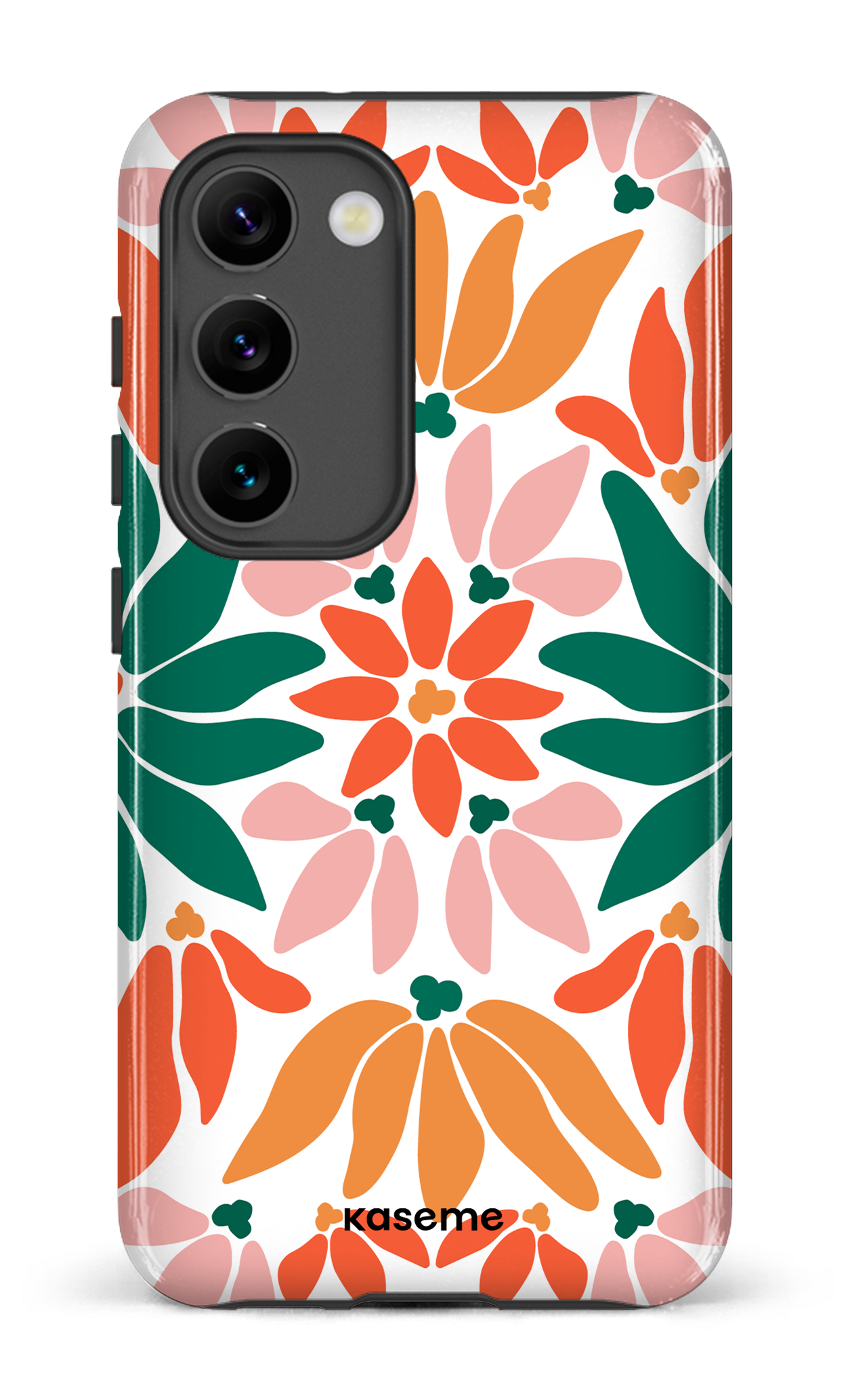 Galaxy S23 Tough Gloss Christmas Bouquet white -