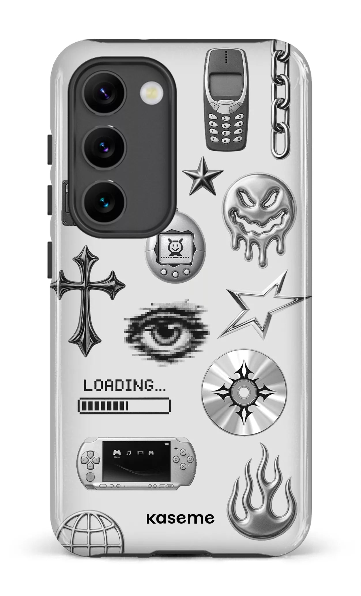 Galaxy S23 Tough Gloss Chrome -