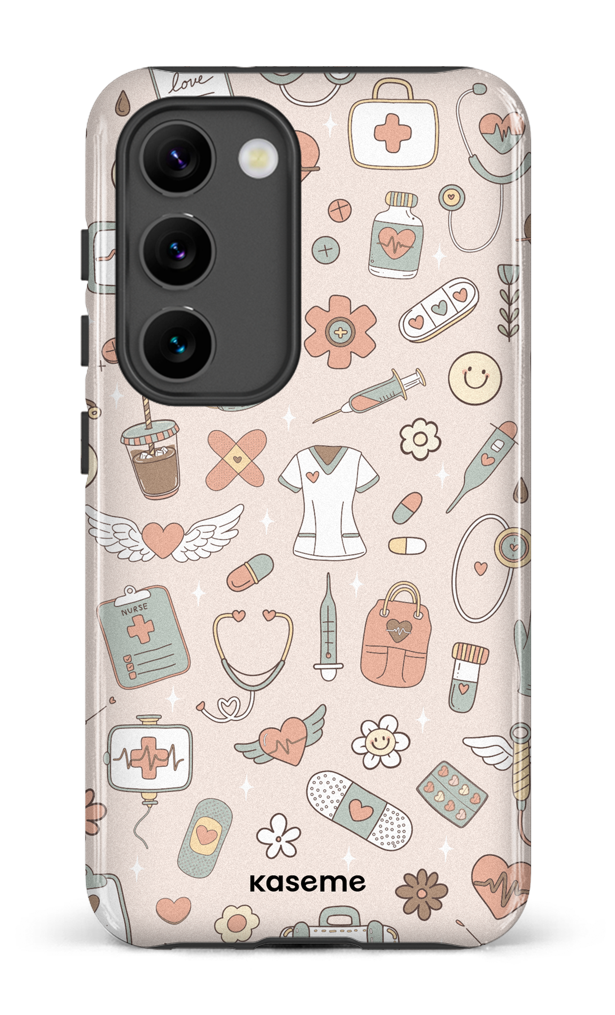 Galaxy S23 Tough Gloss Code Beige -