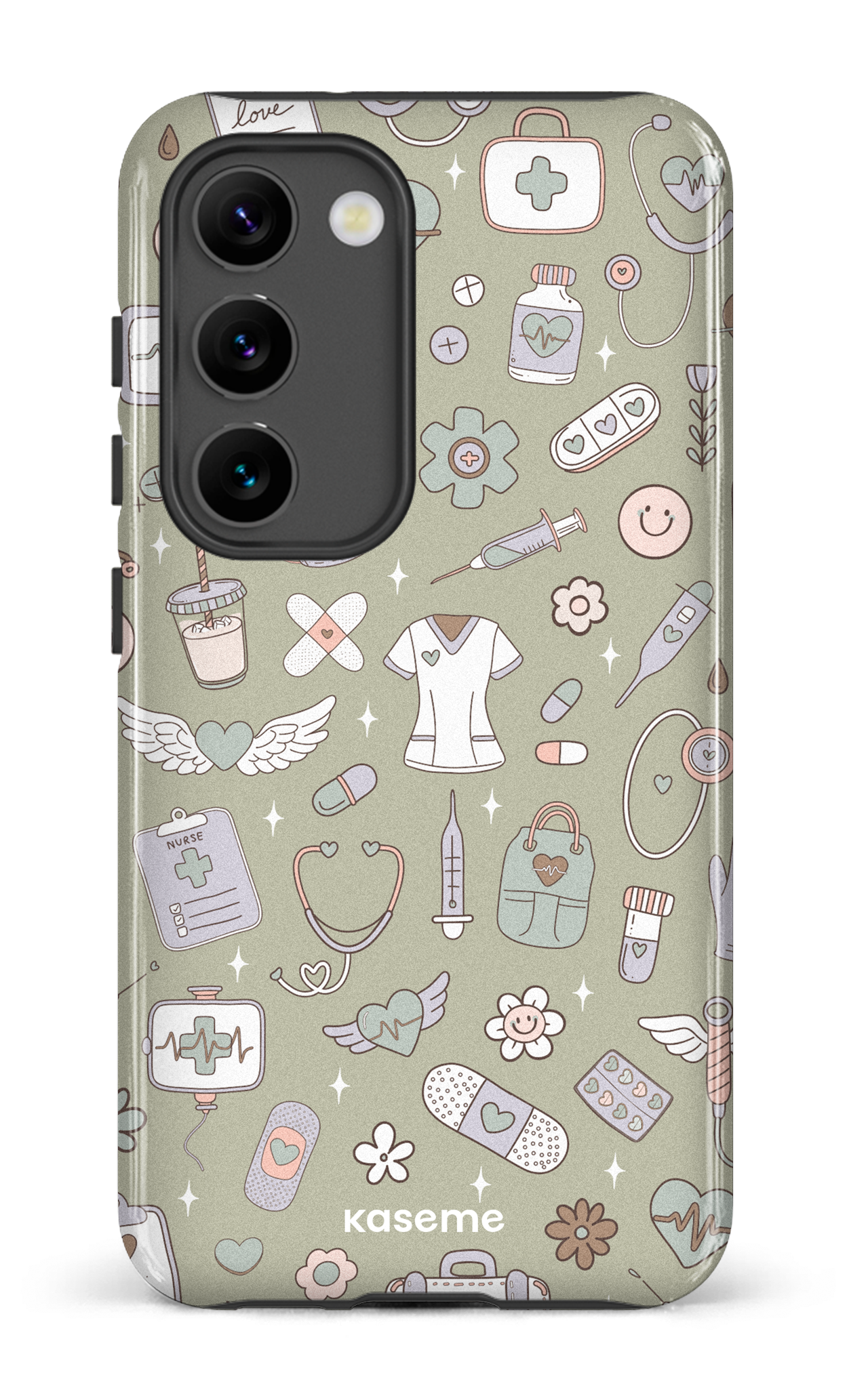 Galaxy S23 Tough Gloss Code Green -