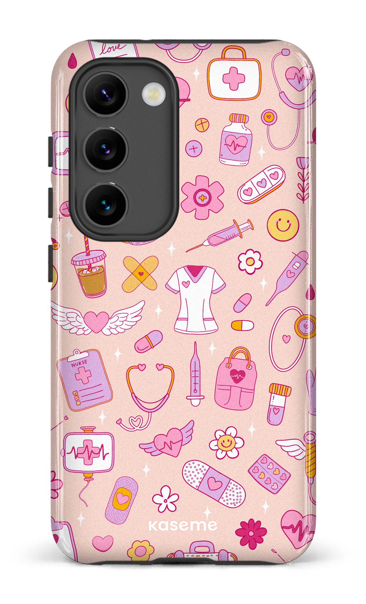 Galaxy S23 Tough Gloss Code Pink -