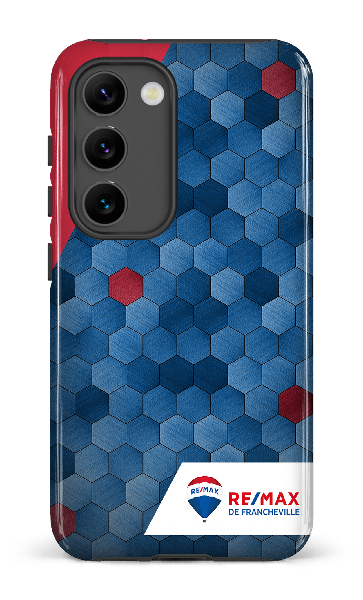 Galaxy S23 Tough Gloss Exagones texturés de Francheville -