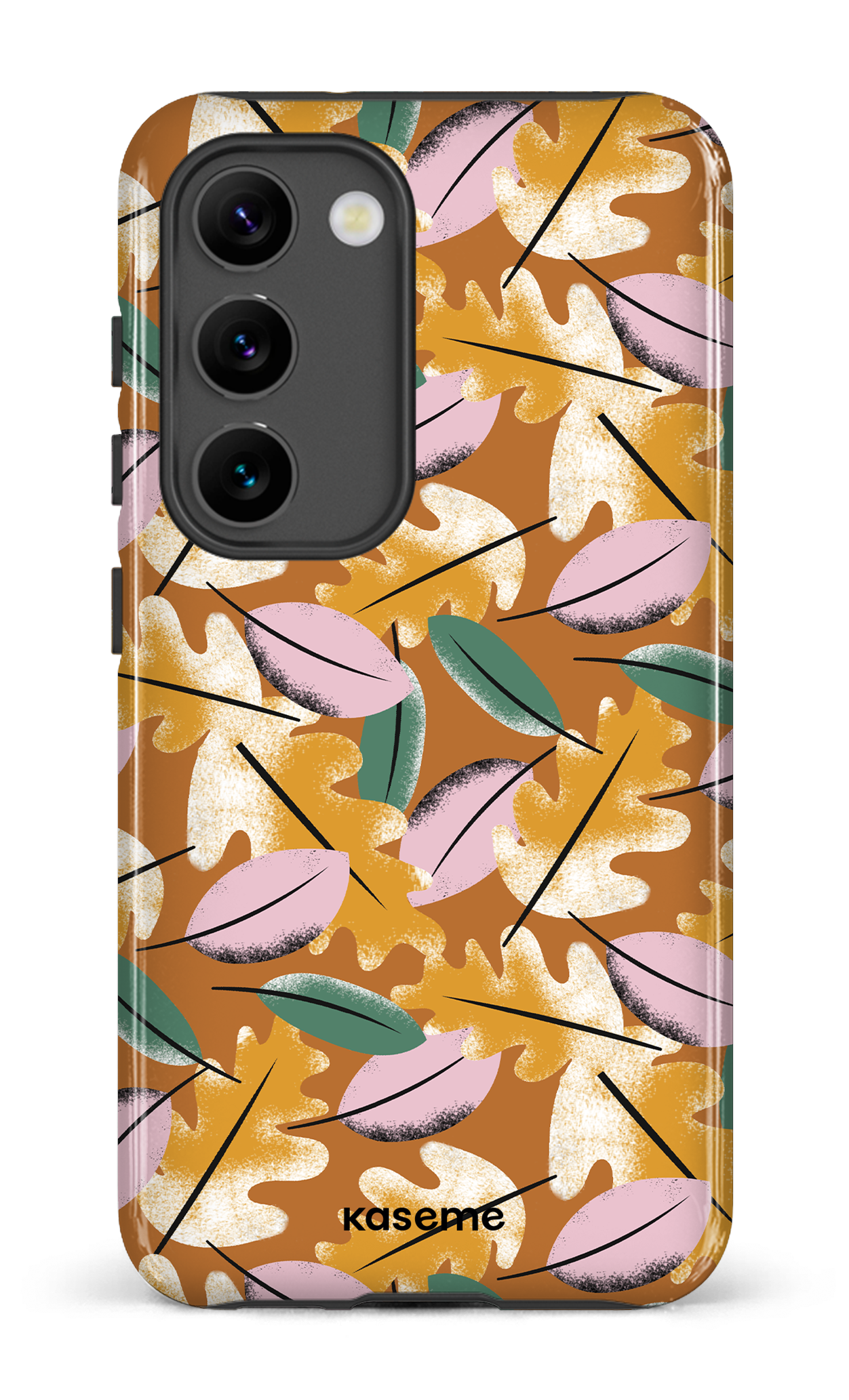 Galaxy S23 Tough Gloss Flyleaf Brown -
