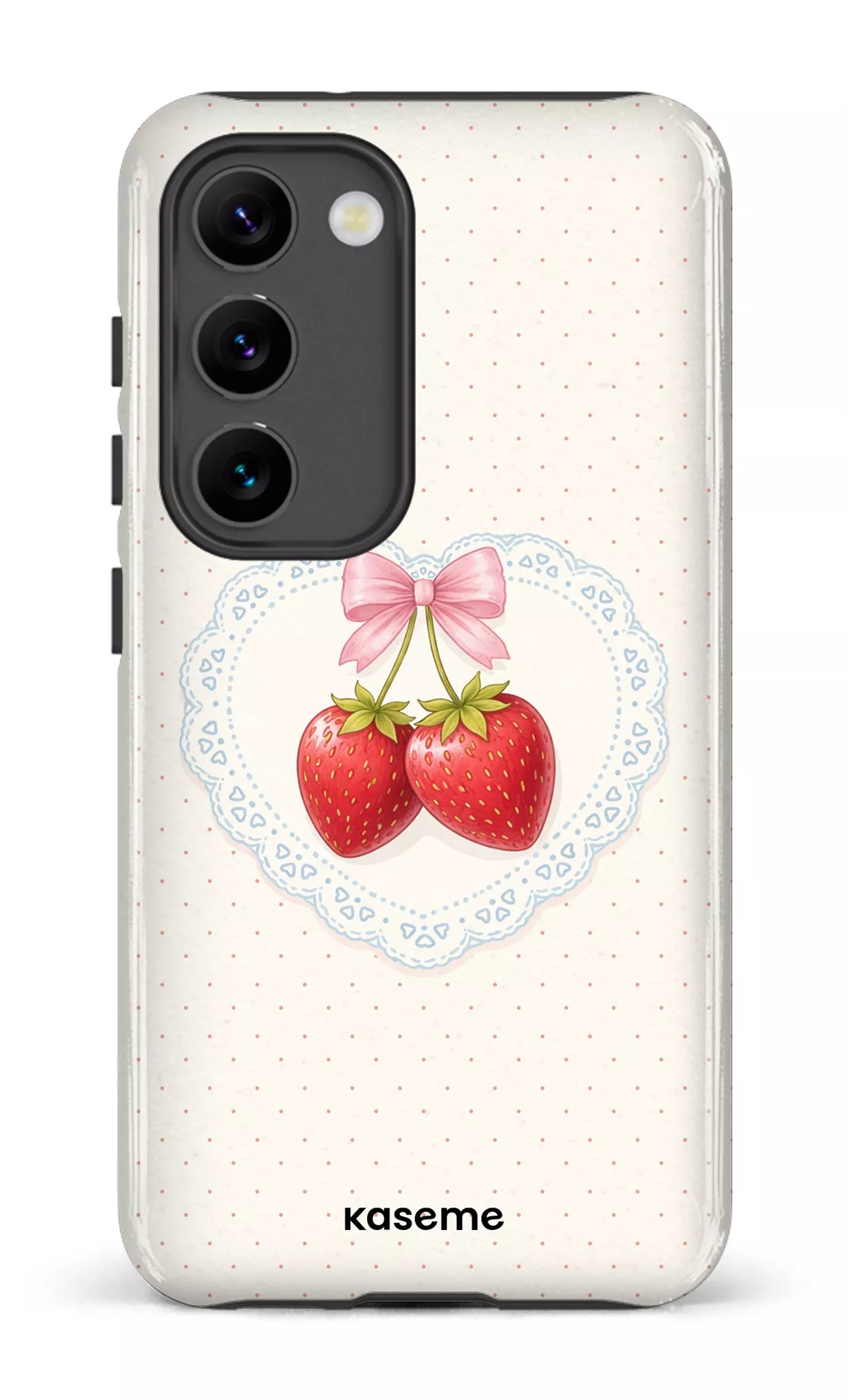 Galaxy S23 Tough Gloss Fresa Lace -