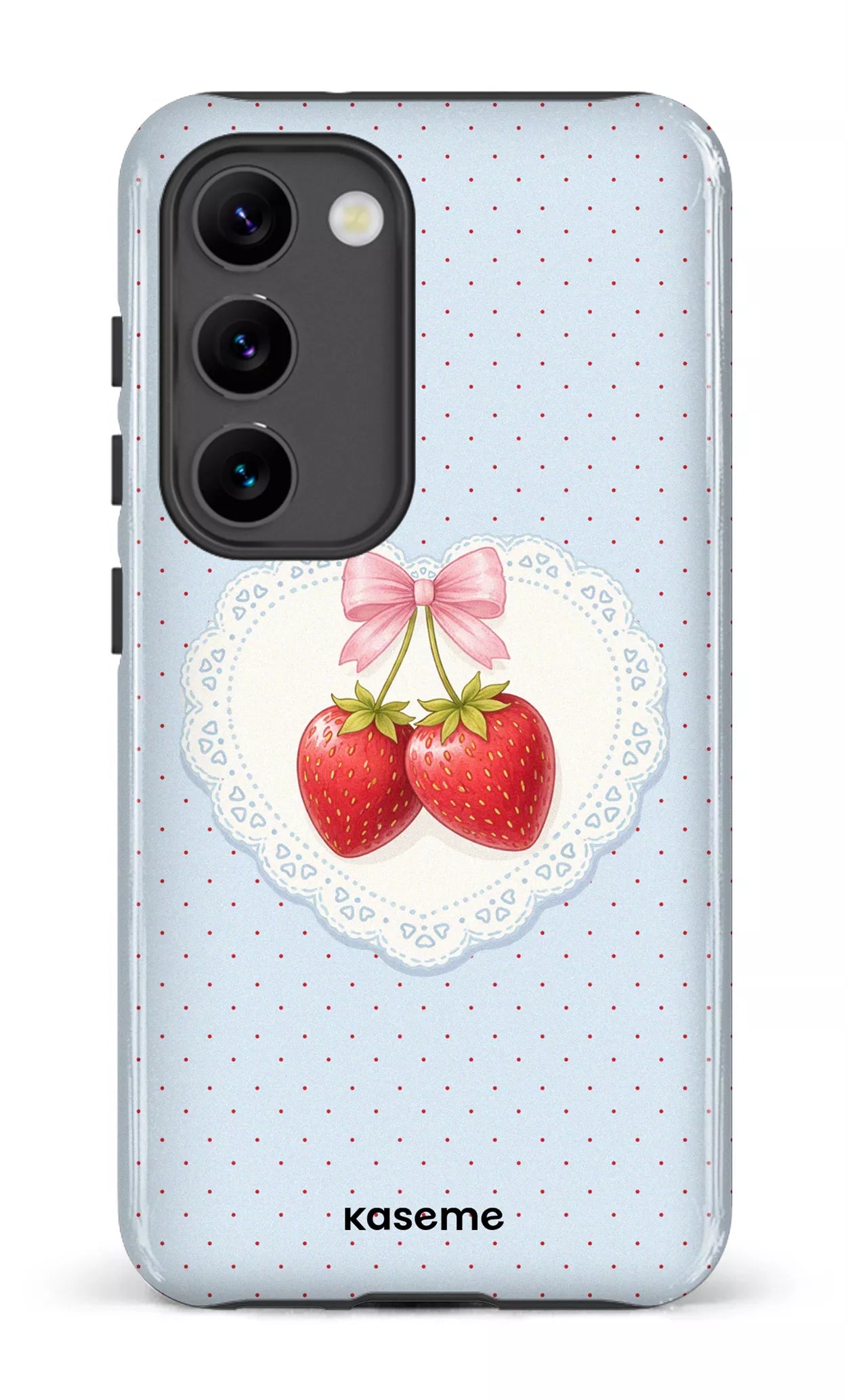 Galaxy S23 Tough Gloss Fresa Lace Blue -