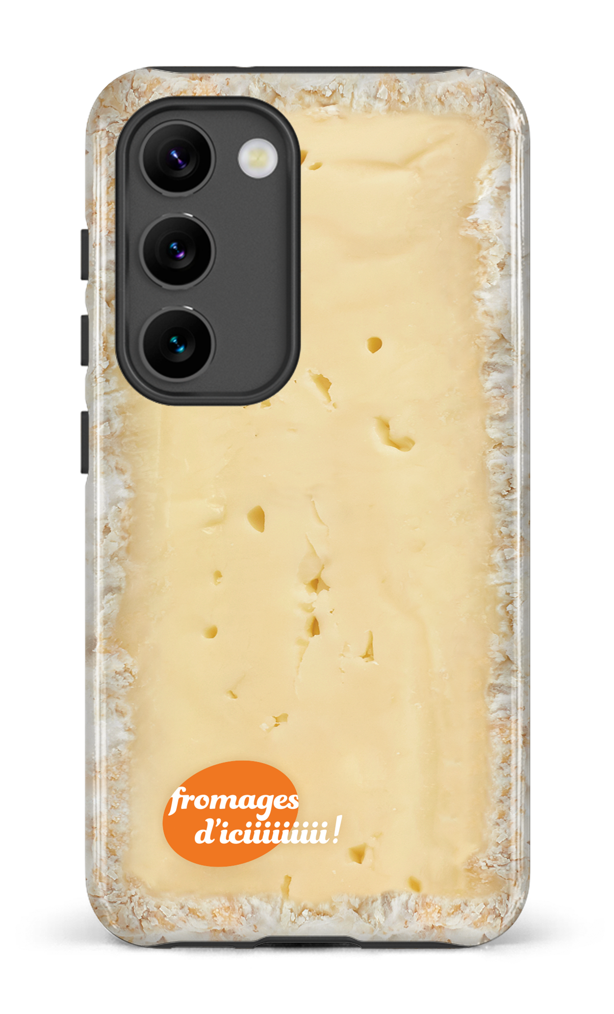 Galaxy S23 Tough Gloss Fromage Brie Logo -
