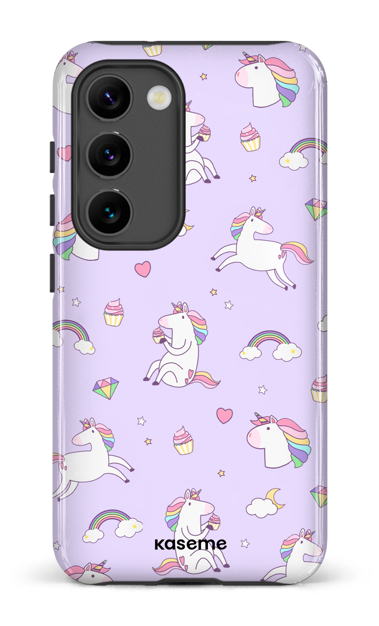 Galaxy S23 Tough Gloss Glitter purple -