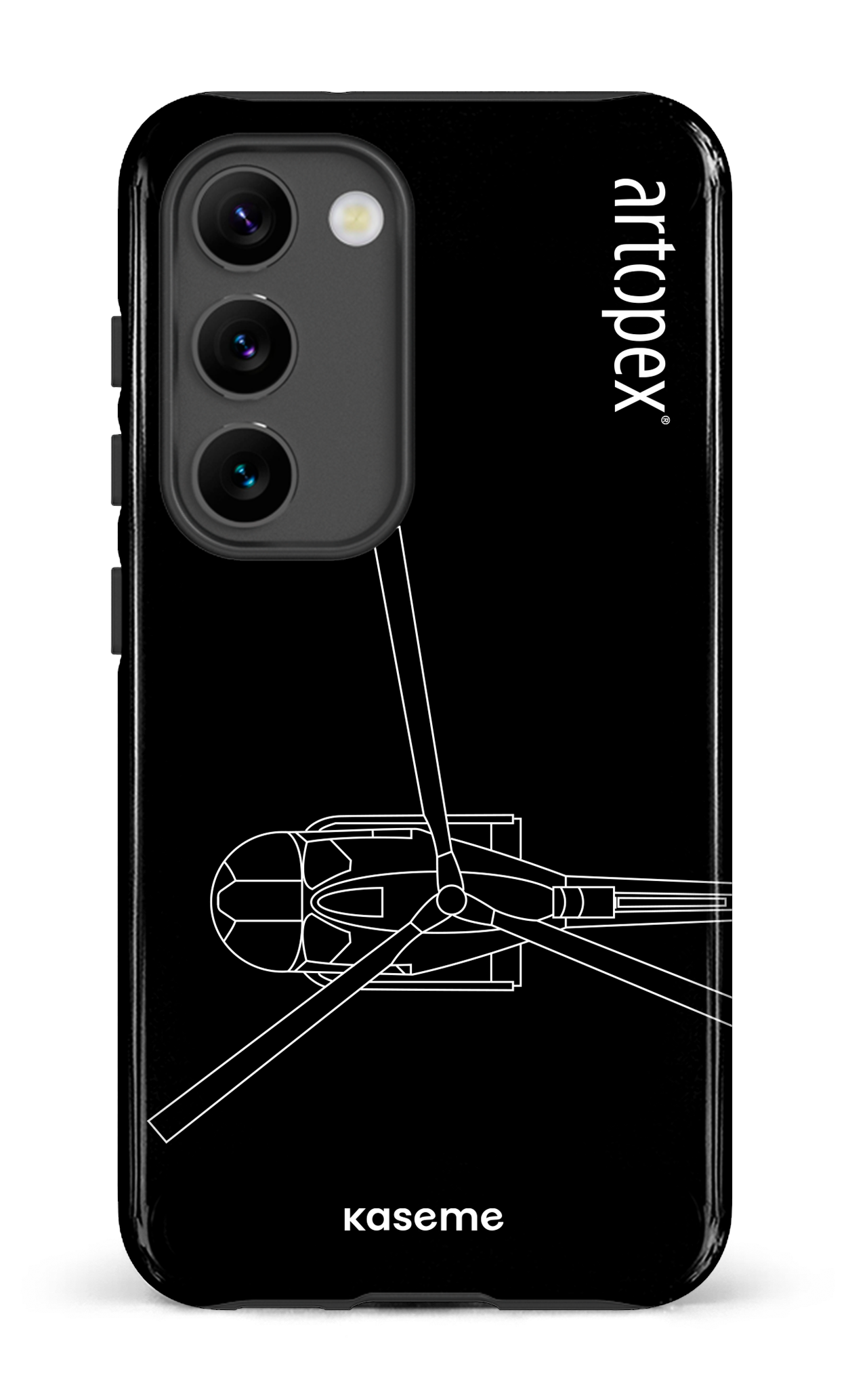 Galaxy S23 Tough Gloss L'hélico par Artopex -