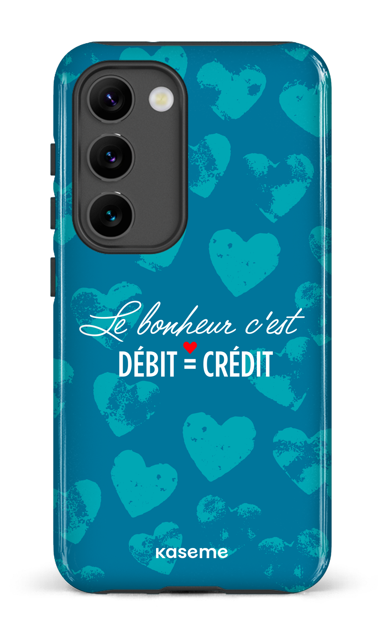 Galaxy S23 Tough Gloss Le bonheur c'est débit = crédit -