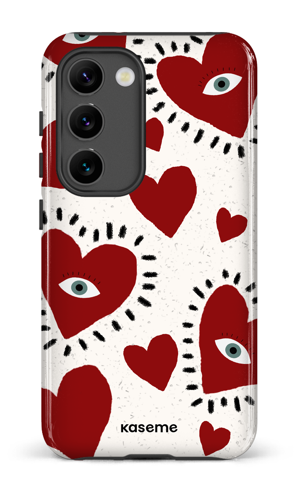 Galaxy S23 Tough Gloss Lover red -