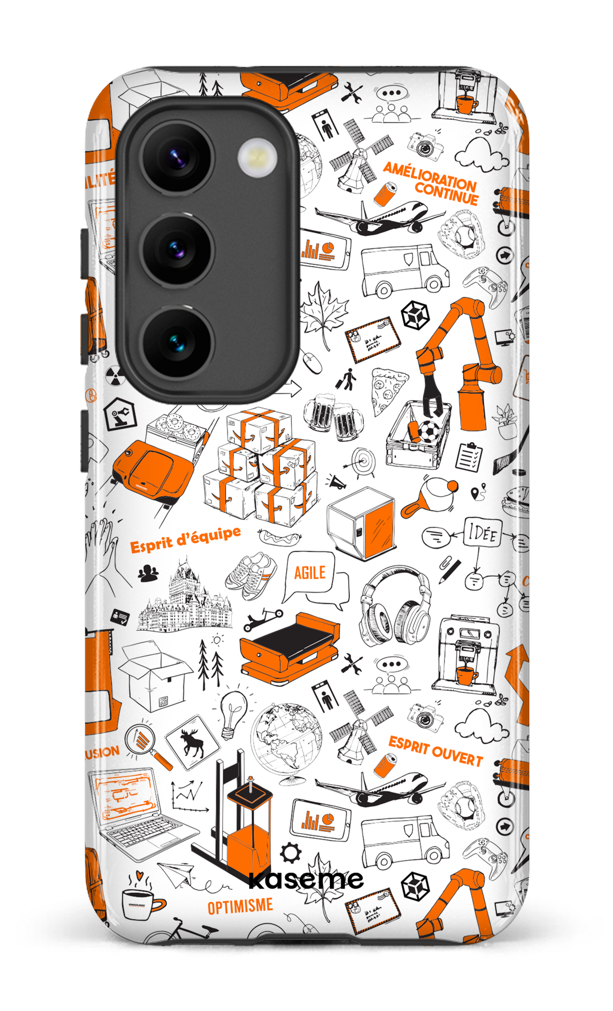 Galaxy S23 Tough Gloss Murale Vanderlande -