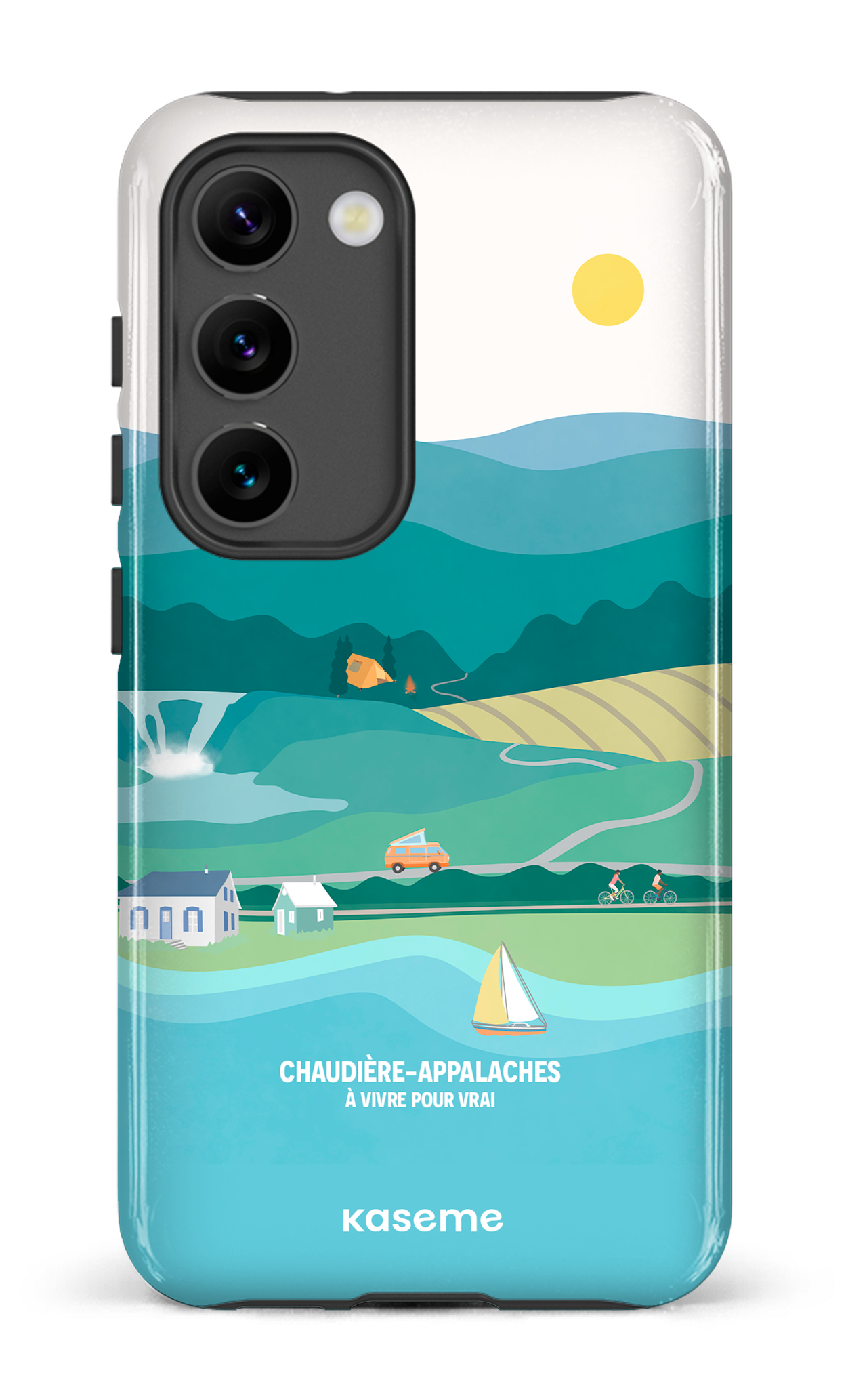 Galaxy S23 Tough Gloss Paysage par TCA -