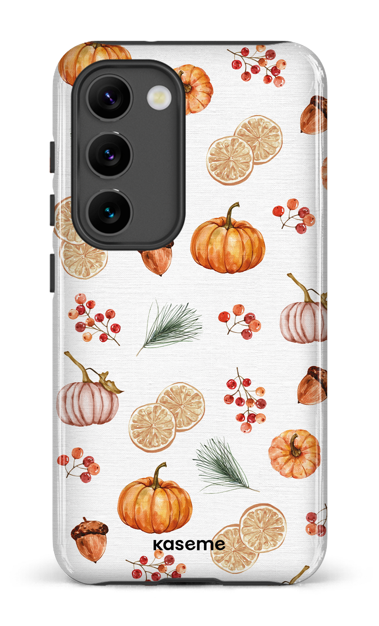 Galaxy S23 Tough Gloss Pumpkin Garden -