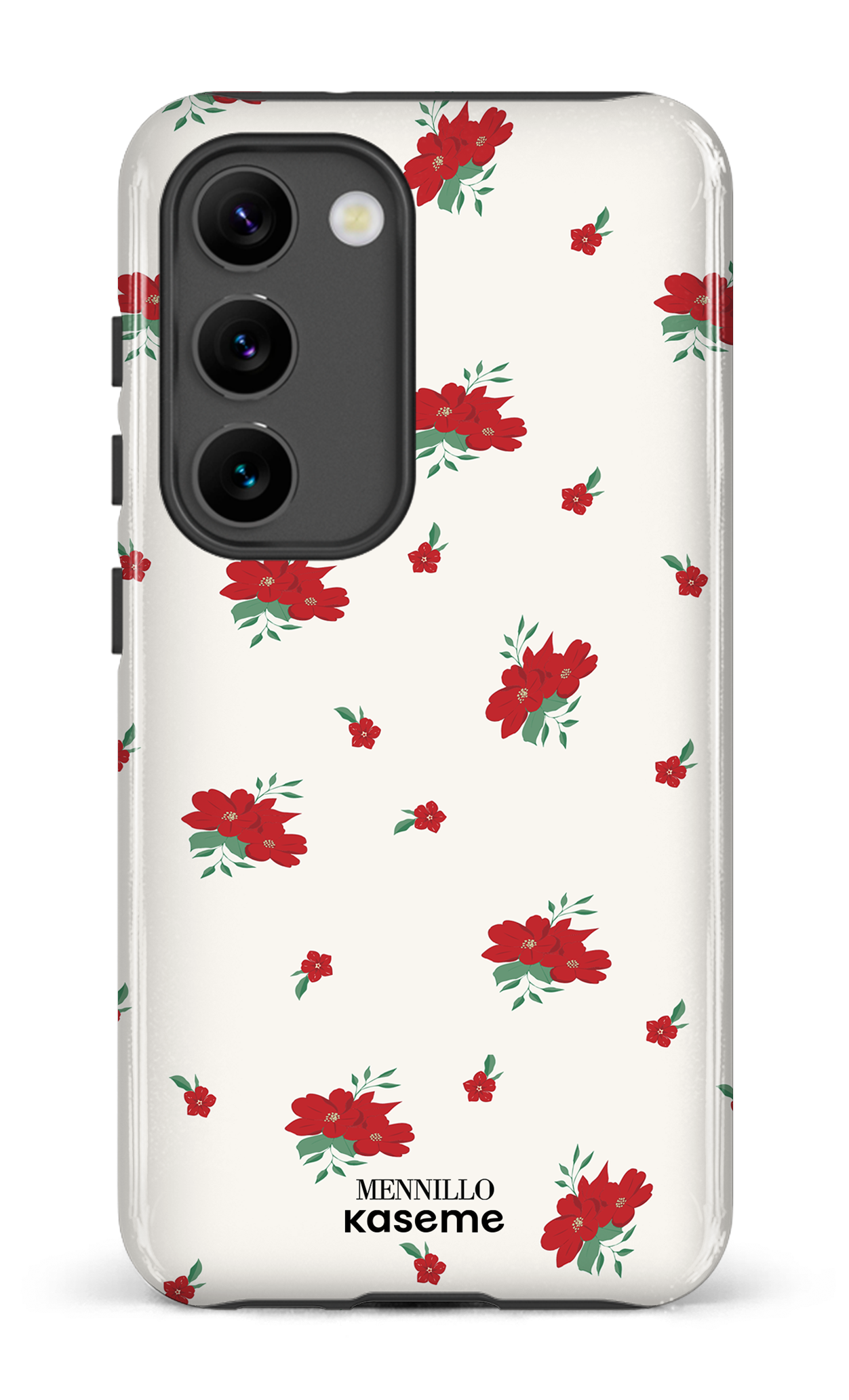 Galaxy S23 Tough Gloss Red Roses by Mennillo -