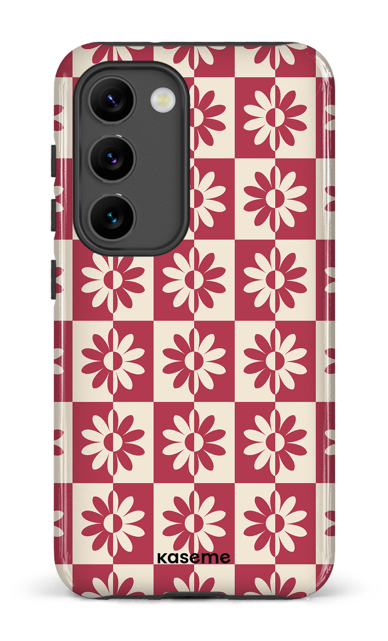 Galaxy S23 Tough Gloss Snowdrop Red -