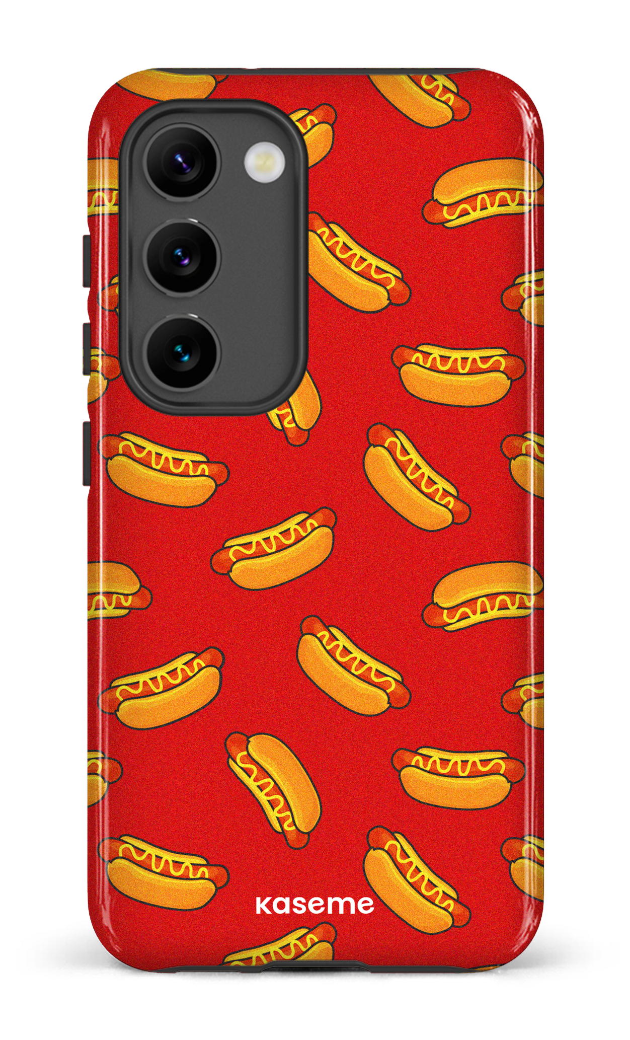 Galaxy S23 Tough Gloss Steam Red -