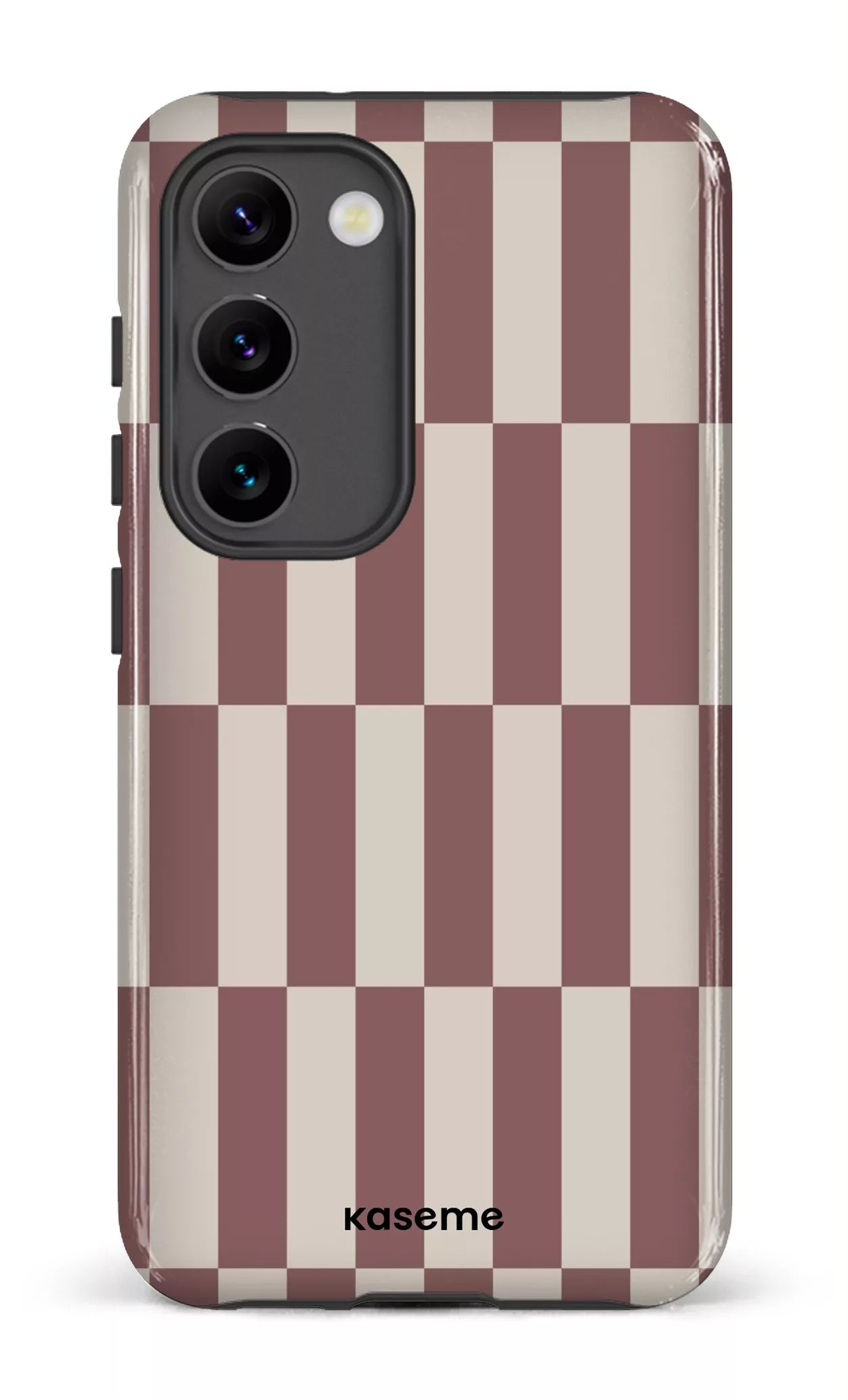 Galaxy S23 Tough Gloss Structured Brown -