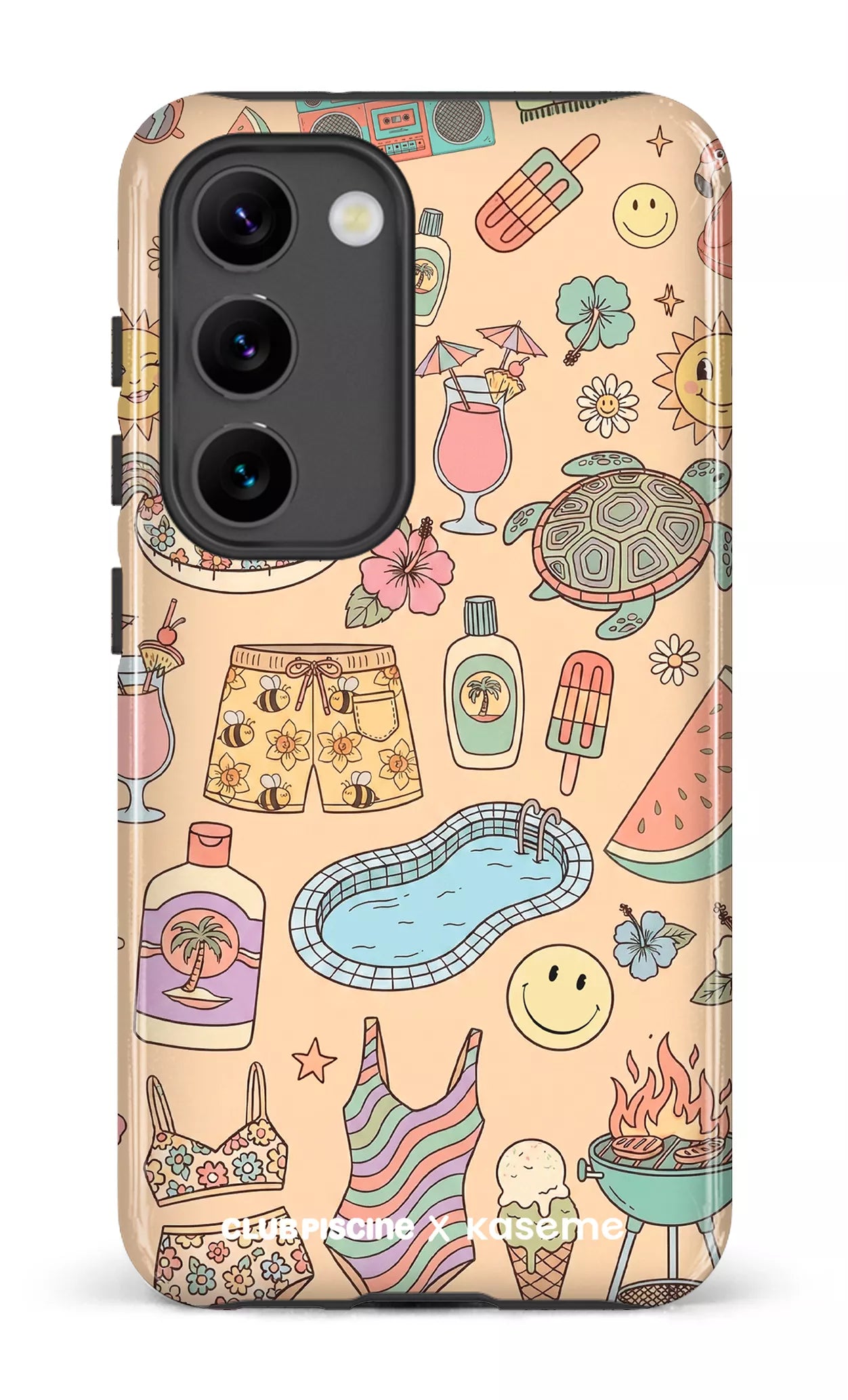 Galaxy S23 Tough Gloss Summer Icon by Club Piscine -