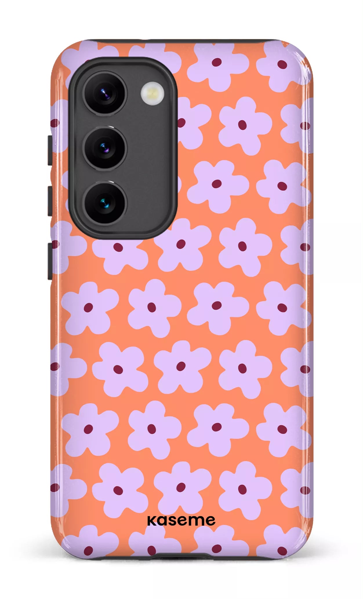 Galaxy S23 Tough Gloss Viva la Fiori Orange -
