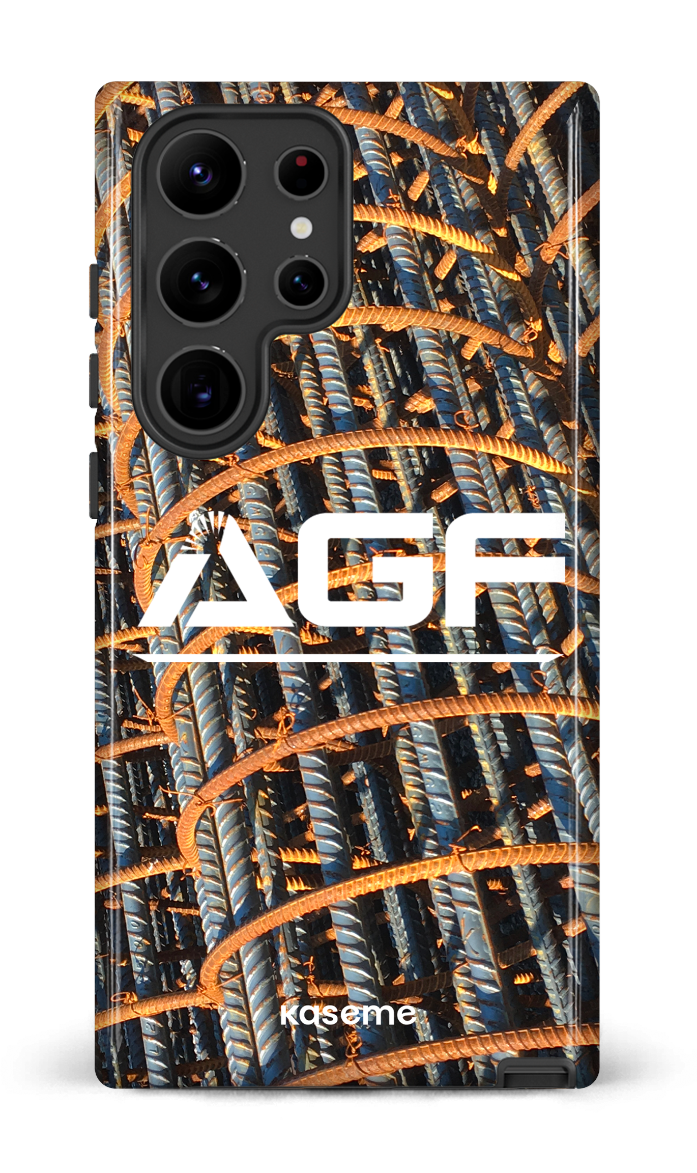 Galaxy S23 Ultra Tough Gloss AGF Acier -