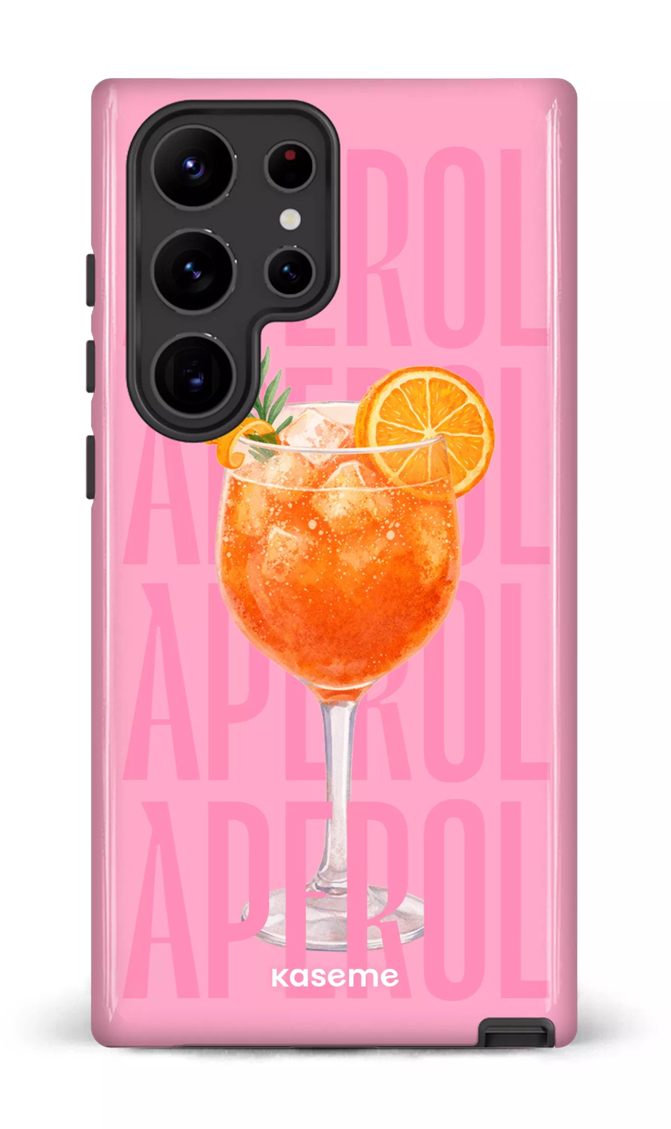 Galaxy S23 Ultra Tough Gloss Aperol Sunset Pink -
