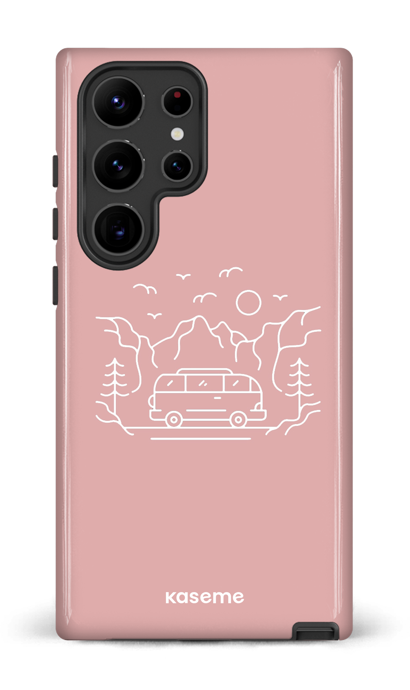 Galaxy S23 Ultra Tough Gloss Camp life pink -