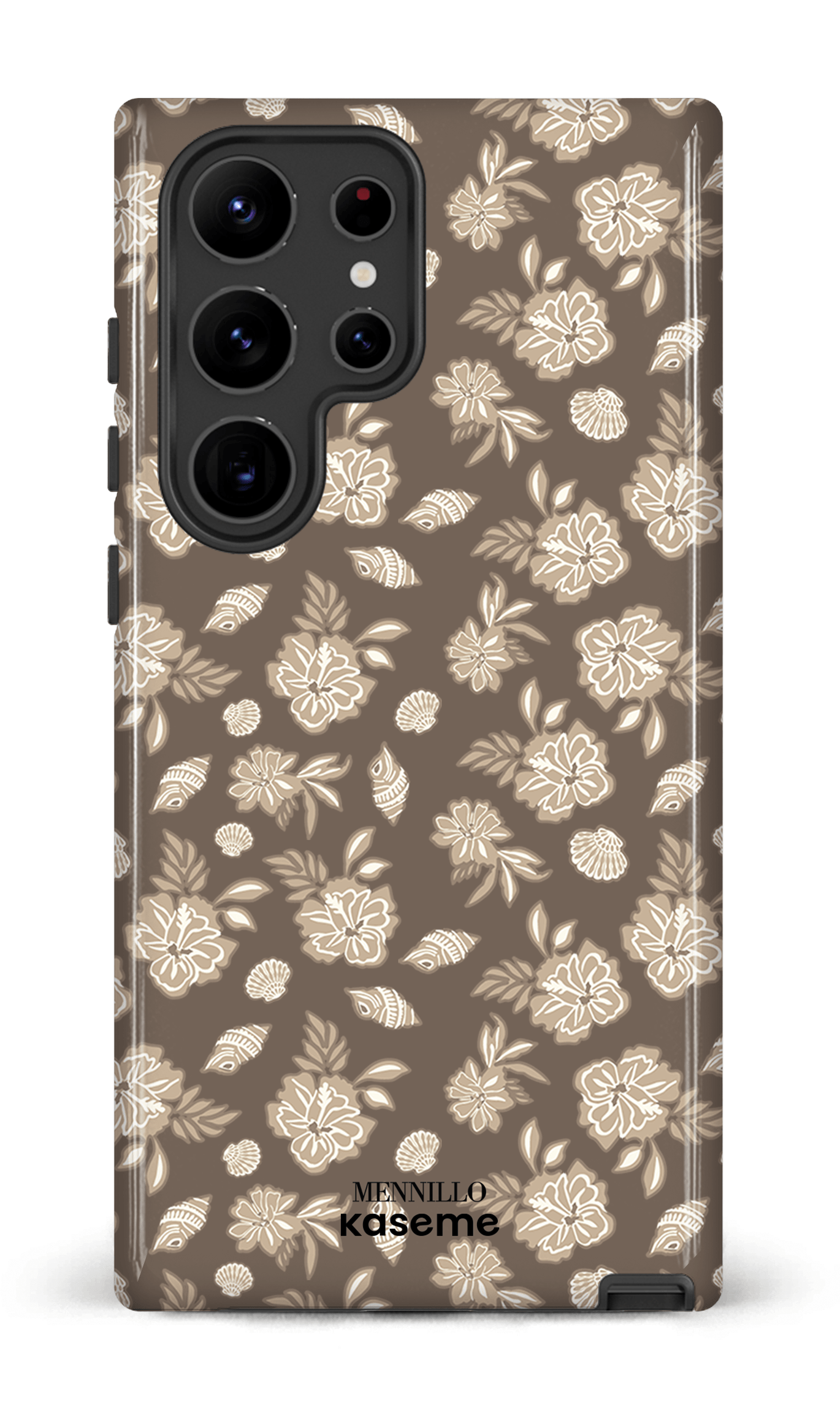 Galaxy S23 Ultra Tough Gloss Floral Cream -