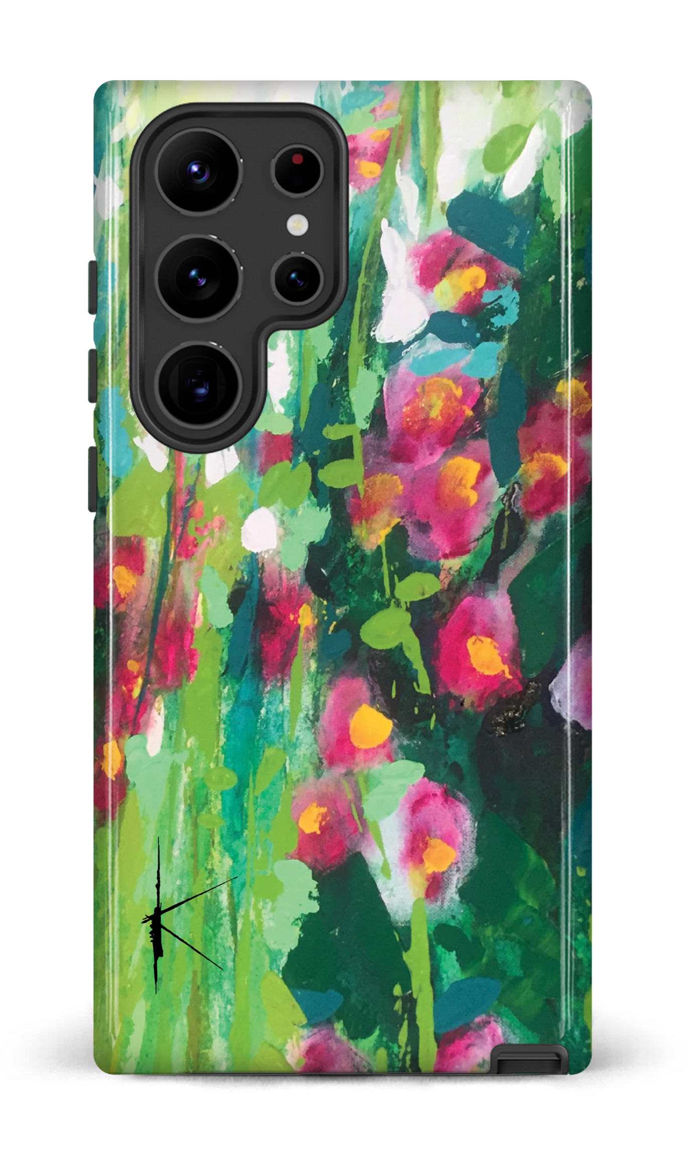 Galaxy S23 Ultra Tough Gloss La Rose Trémière par Kristine Girard -