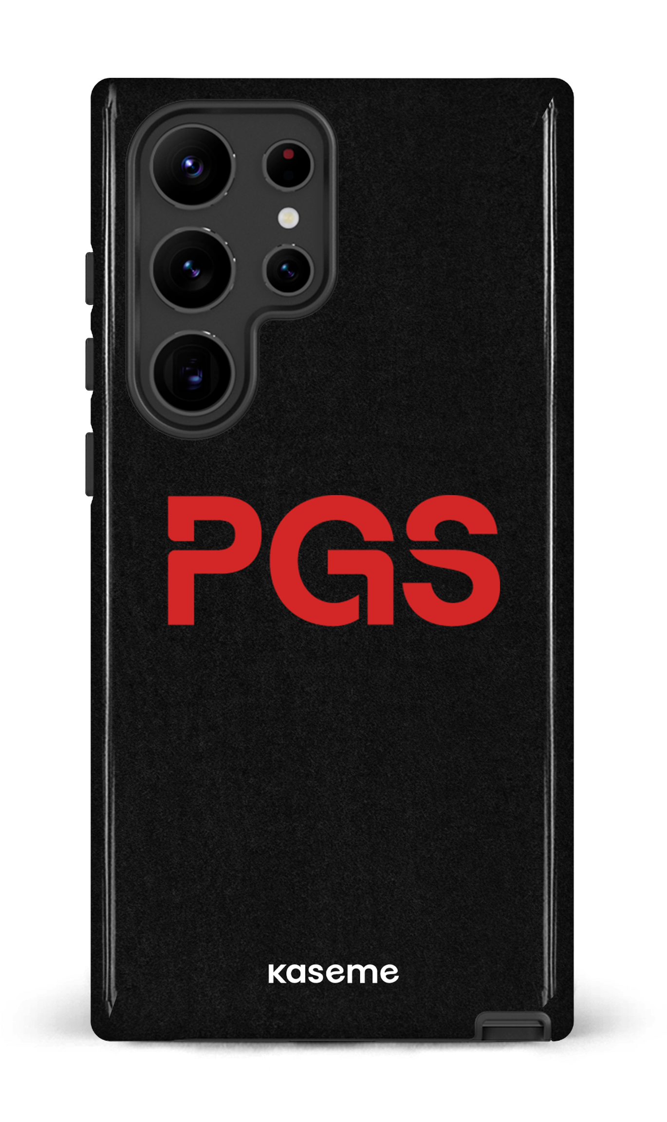 Galaxy S23 Ultra Tough Gloss PGS Noir&Rouge -