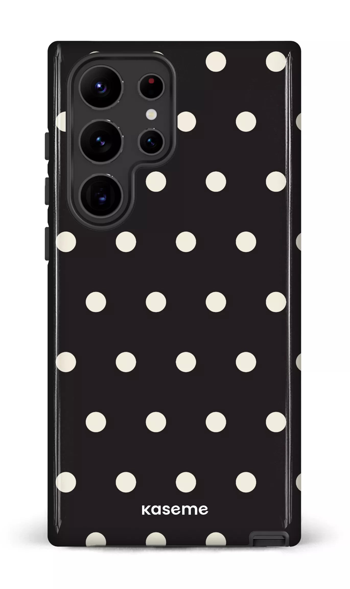 Galaxy S23 Ultra Tough Gloss Polka Black -