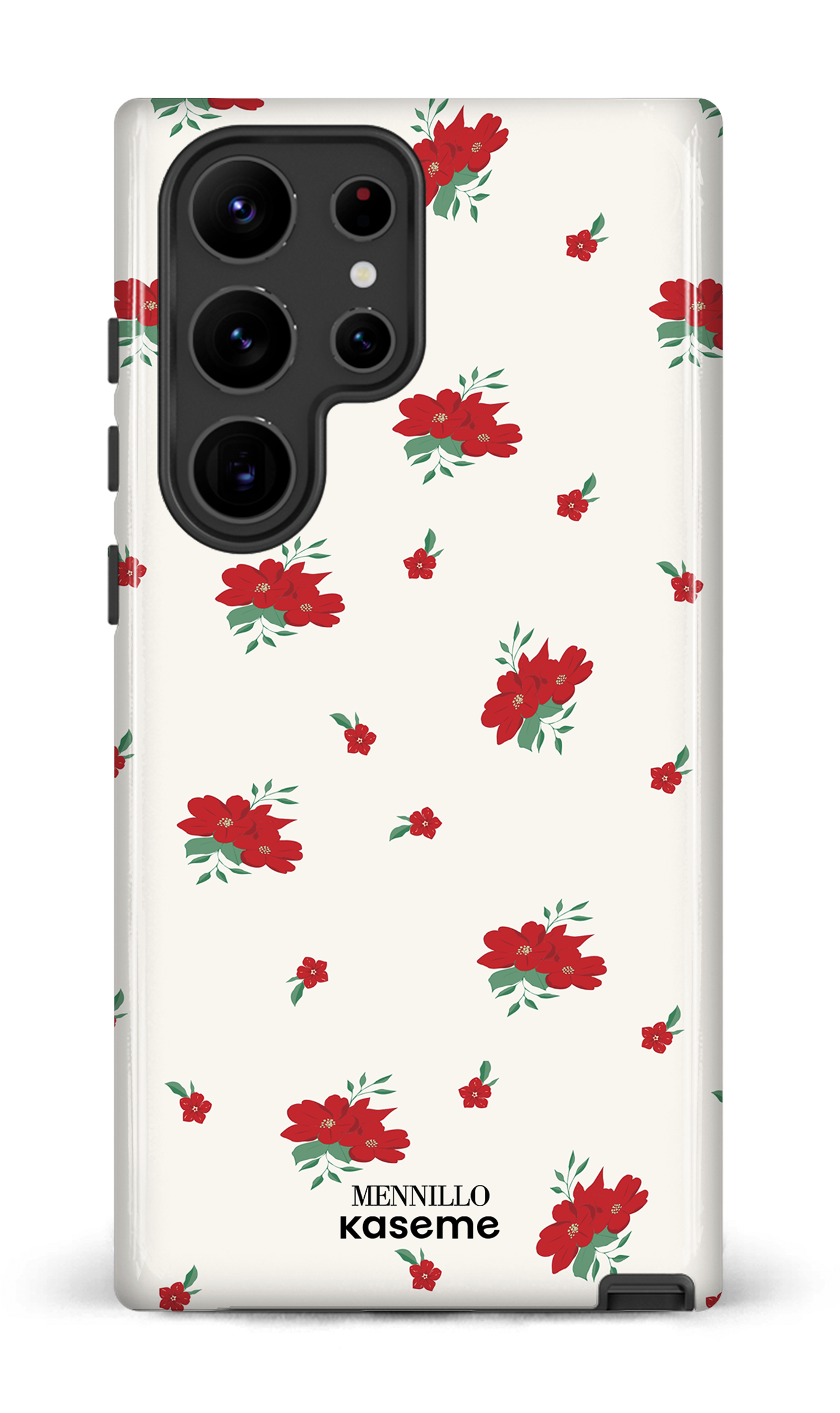 Galaxy S23 Ultra Tough Gloss Red Roses by Mennillo -