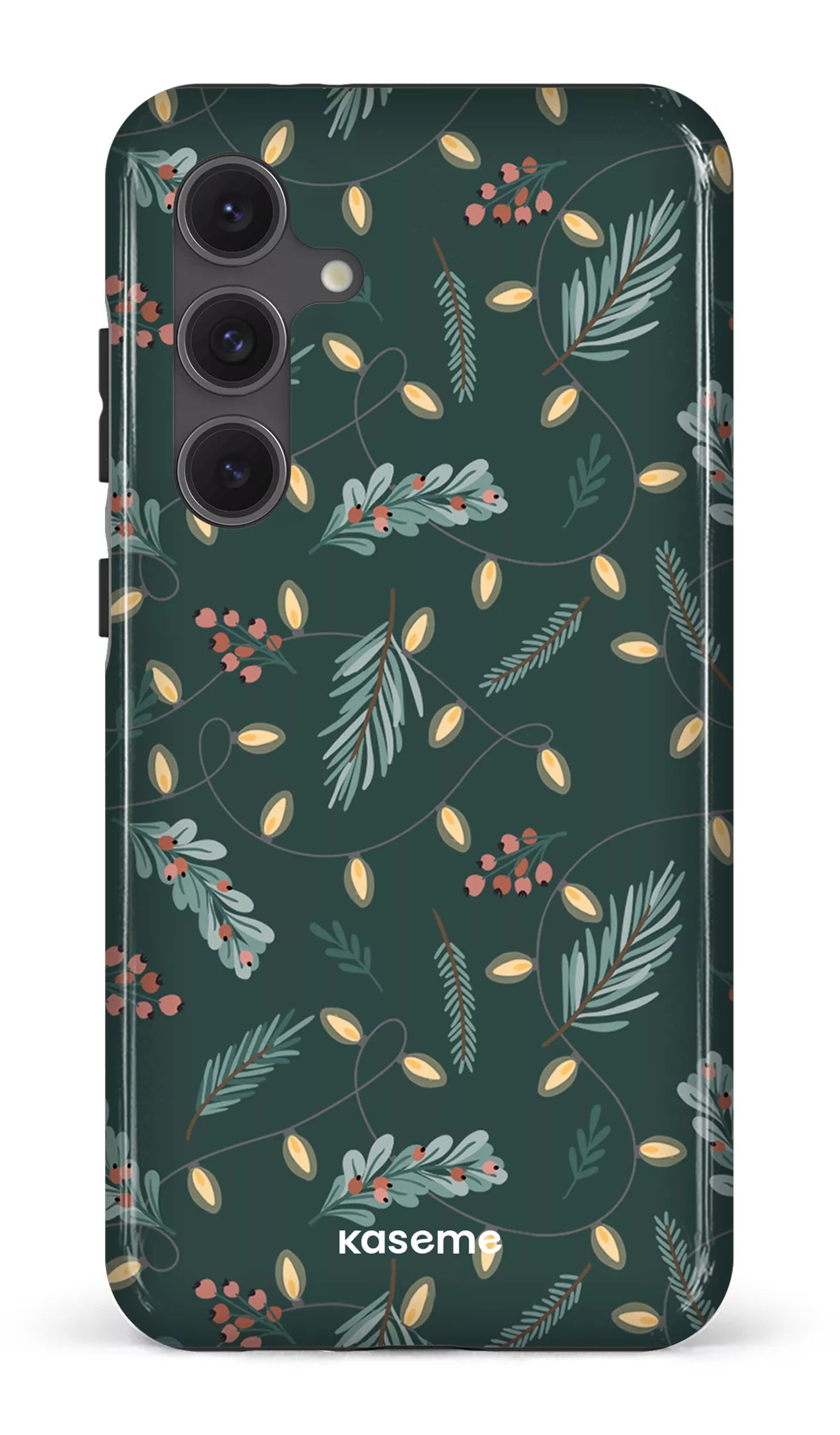 Galaxy S24FE Tough Cozy winter night green -
