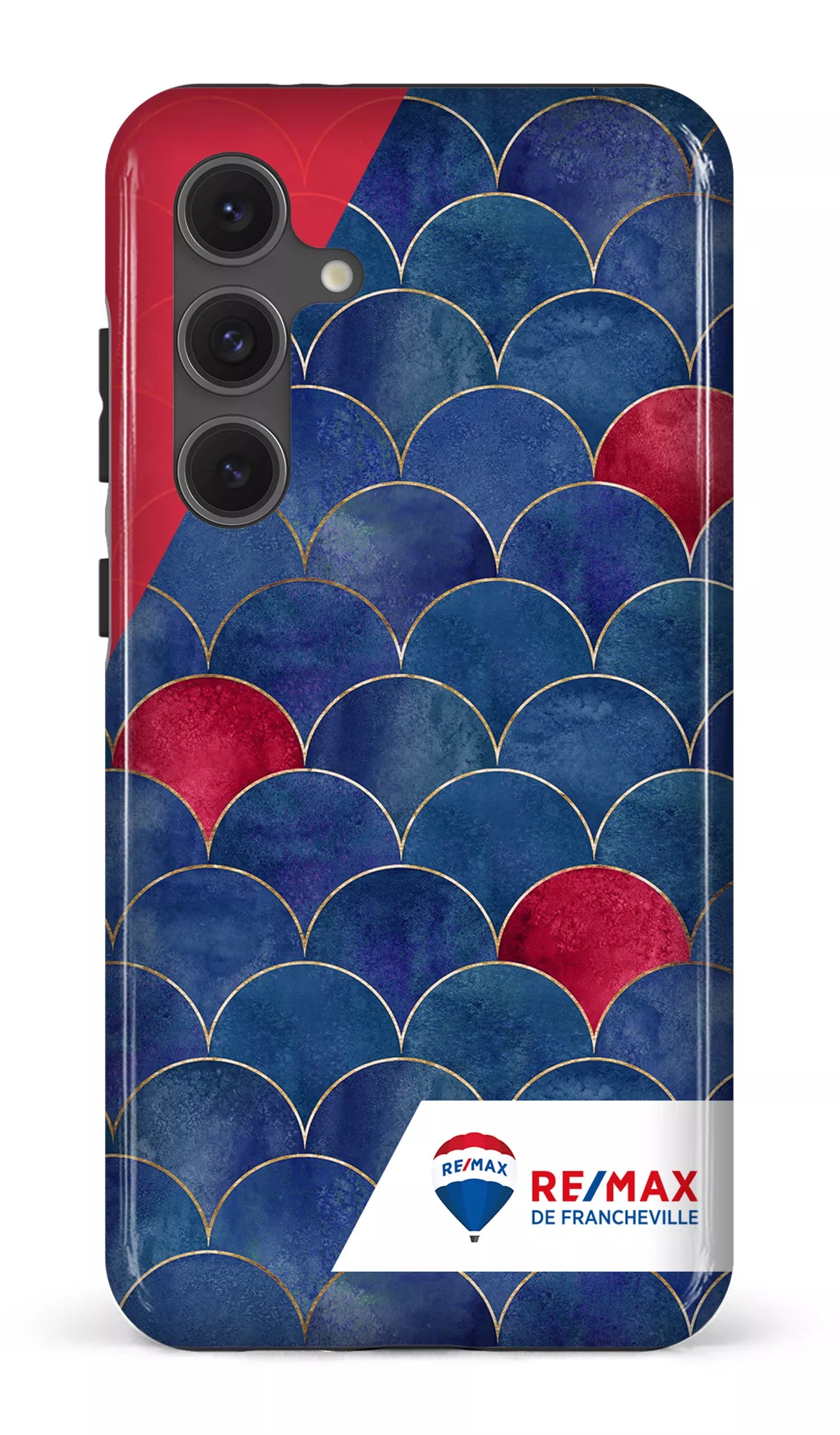 Galaxy S24FE Tough Écailles bicolores de Francheville -