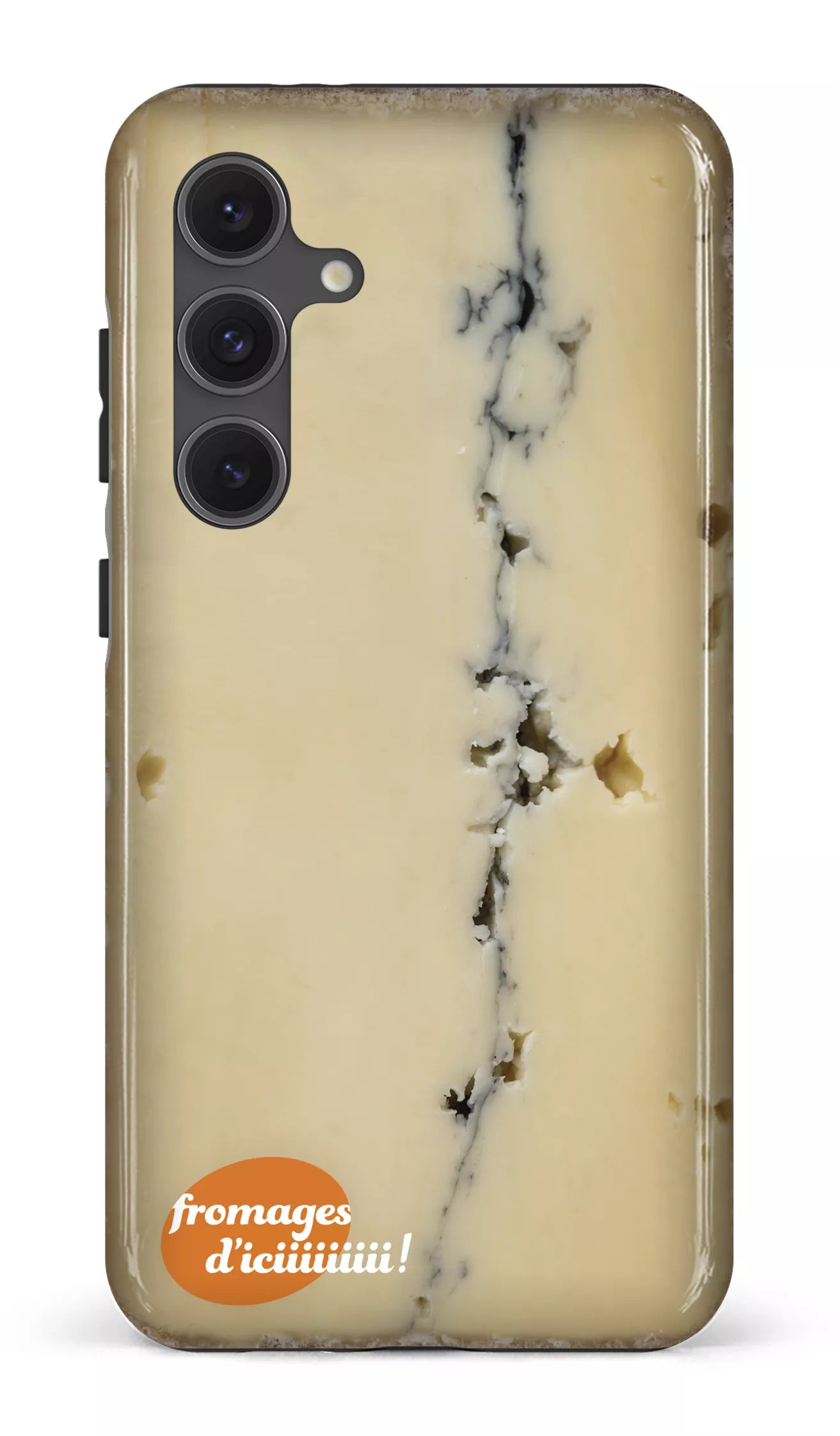 Galaxy S24FE Tough Fromage Cendré Logo -